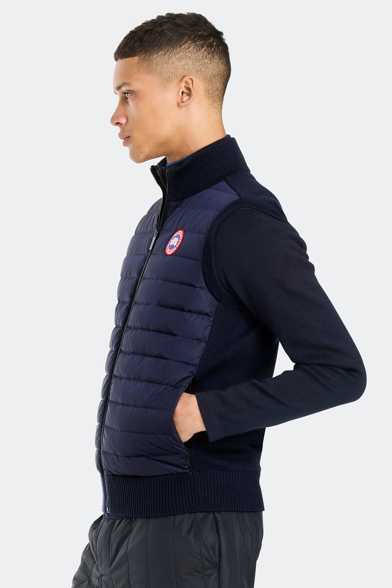 HyBridge® Knit Vest (Men) - Navy