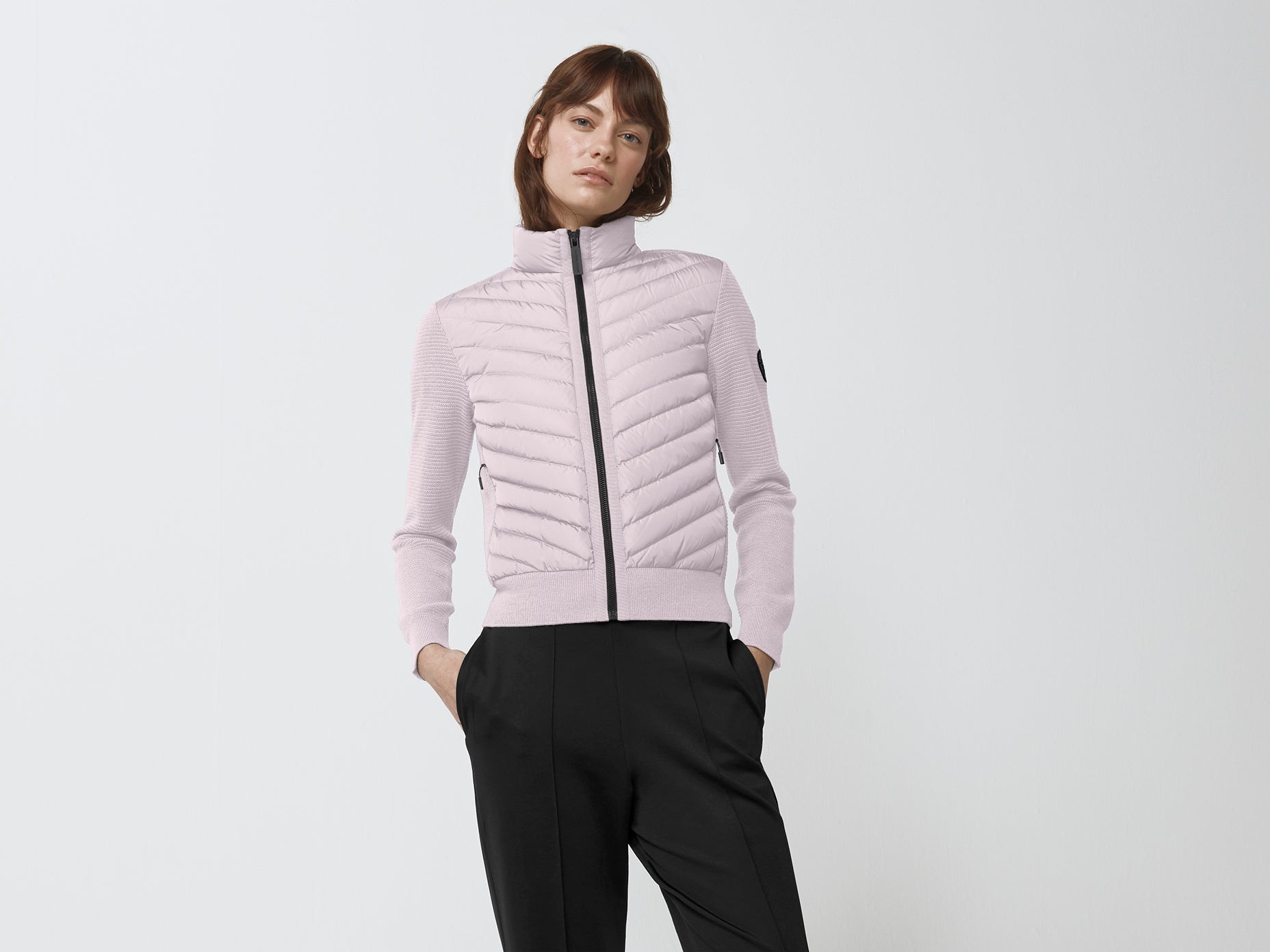 HyBridge® Knit Jacket Black Label (Women) - Sunset Pink