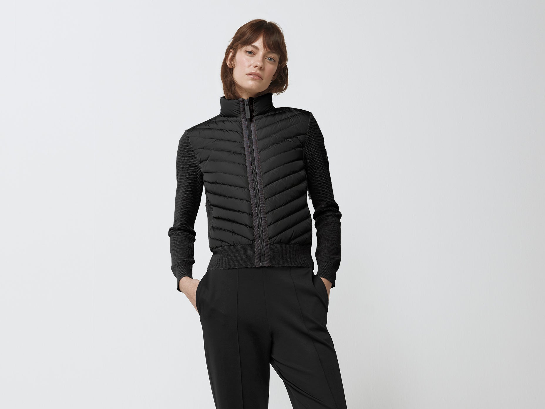 HyBridge® Knit Jacket Black Label (Women) - Black