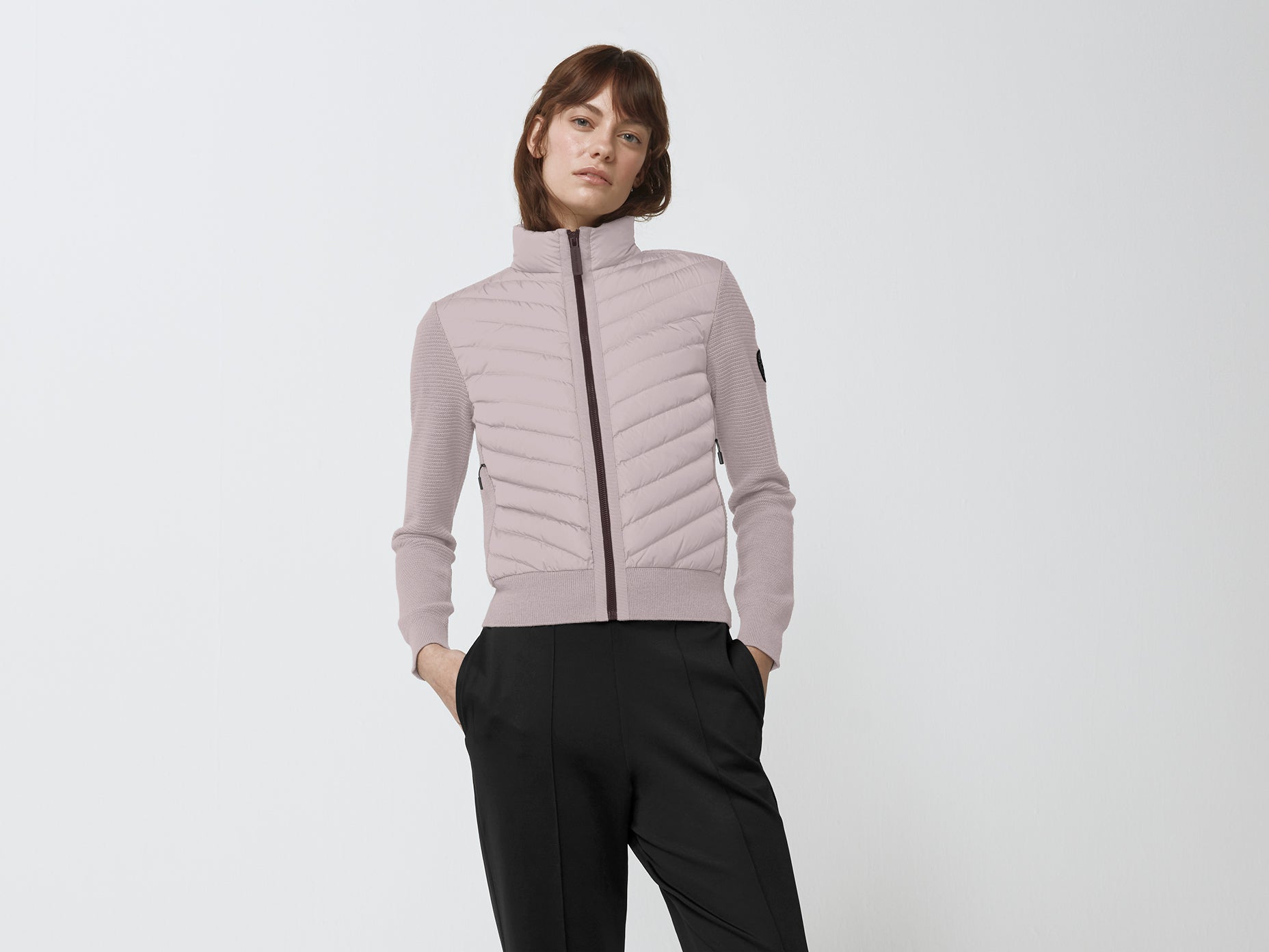 HyBridge® Knit Jacket Black Label (Women) - Lucent Rose