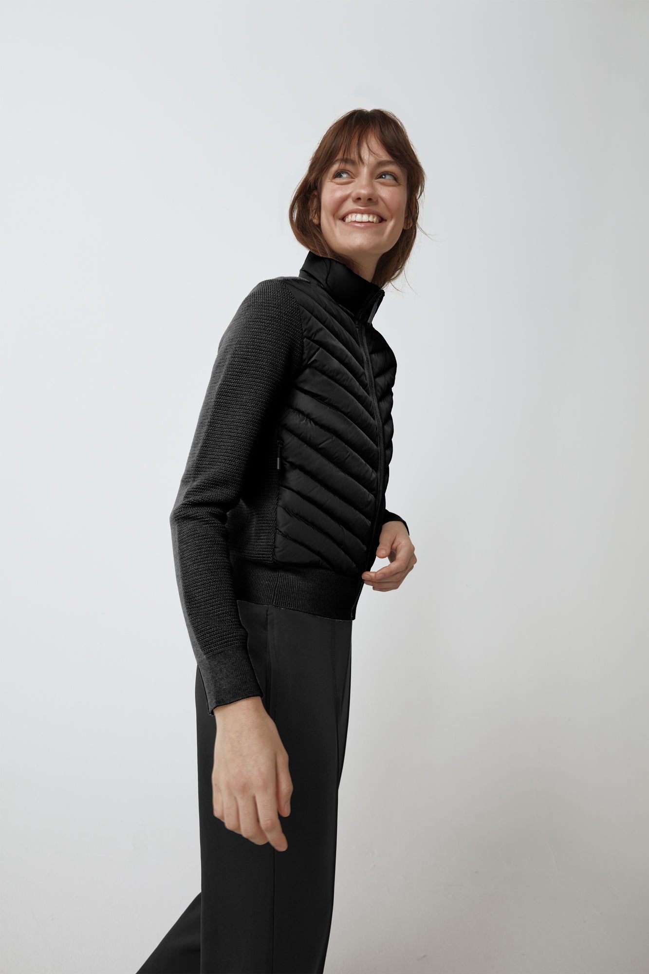 HyBridge® Knit Jacket (Women) - Black