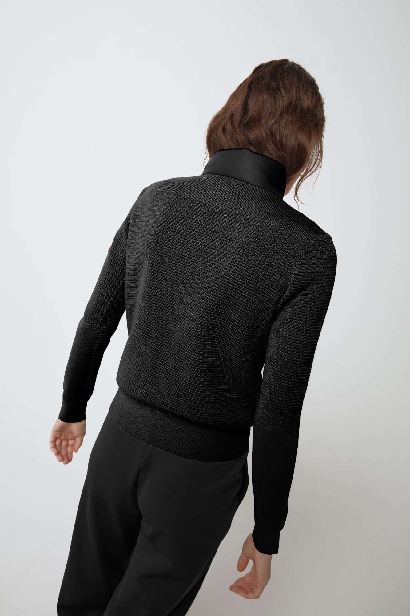 HyBridge® Knit Jacket (Women) - Black - Image 5