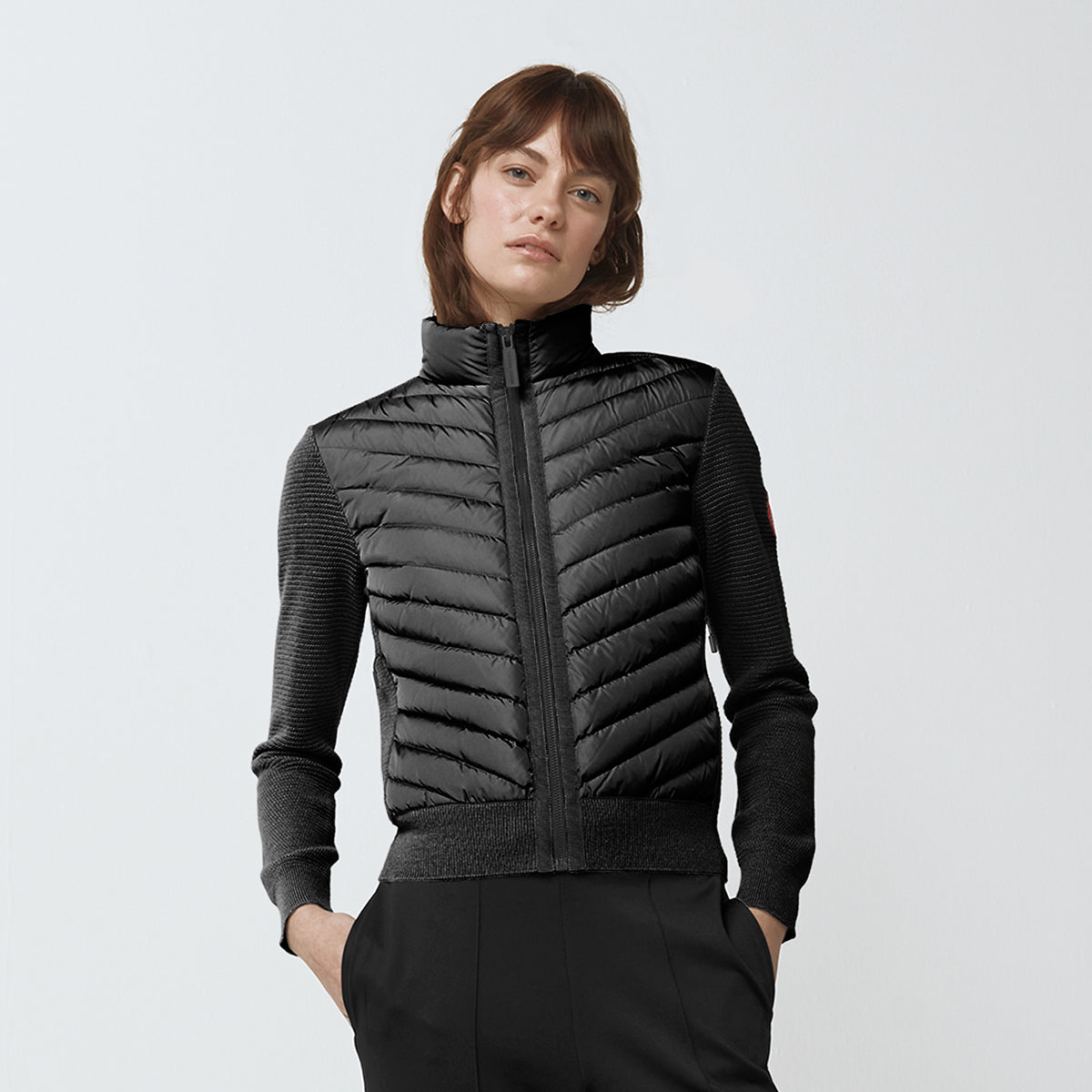 HyBridge® Knit Jacket (Women) - Black - Image 8
