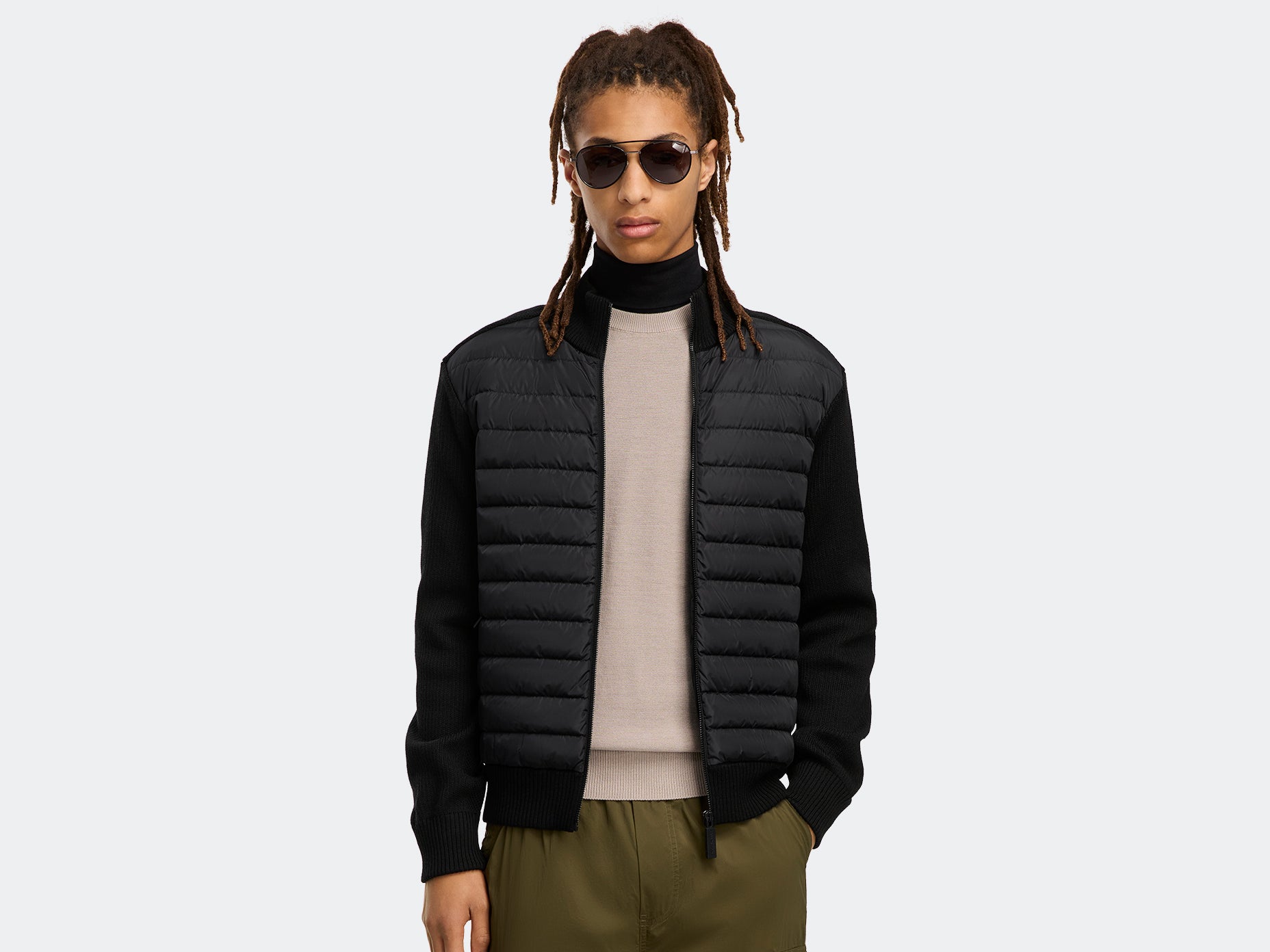 HyBridge® Knit Jacket Black Label (Men) - Black