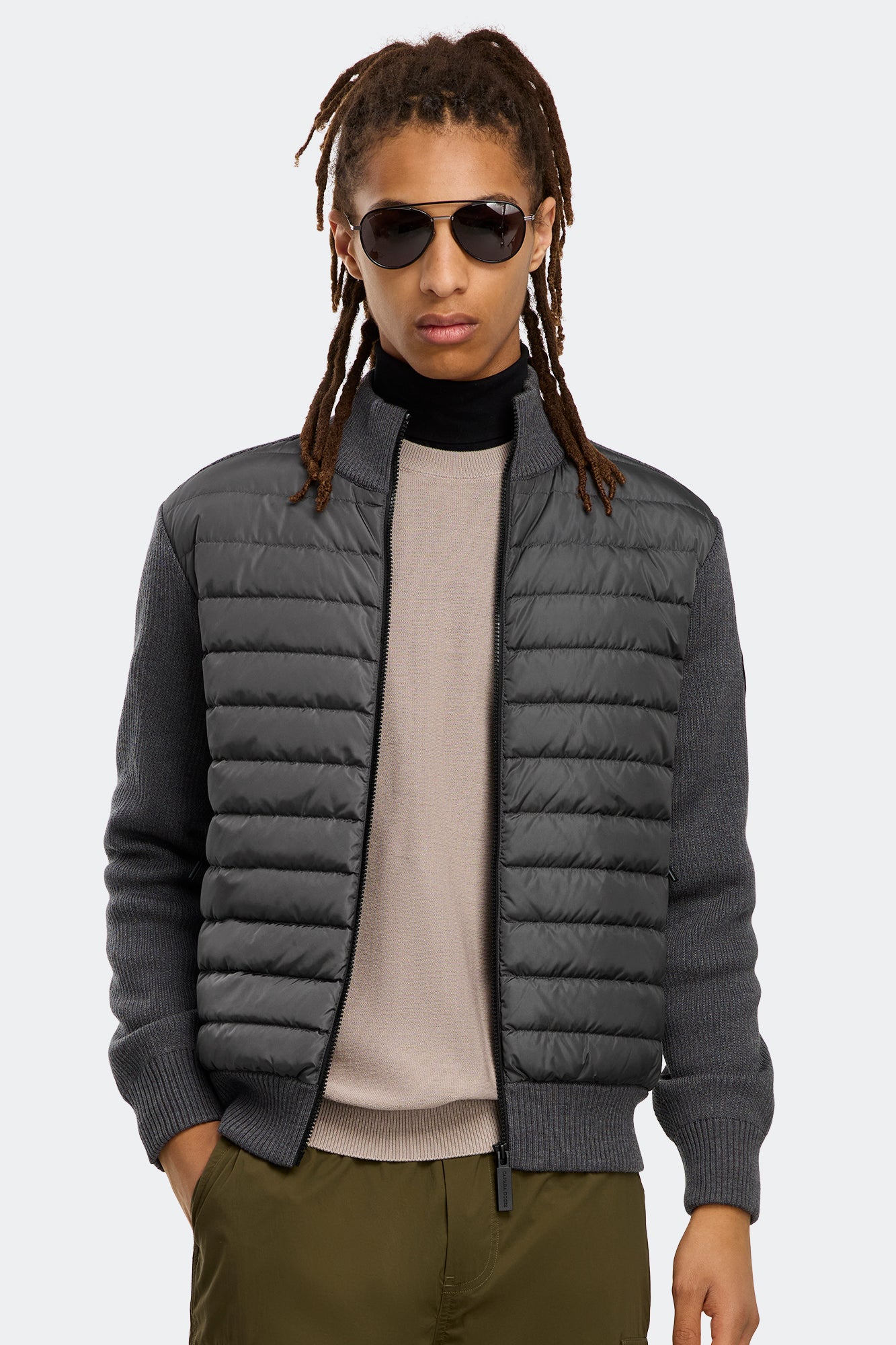 HyBridge® Knit Jacket Black Label (Men) - Iron Grey