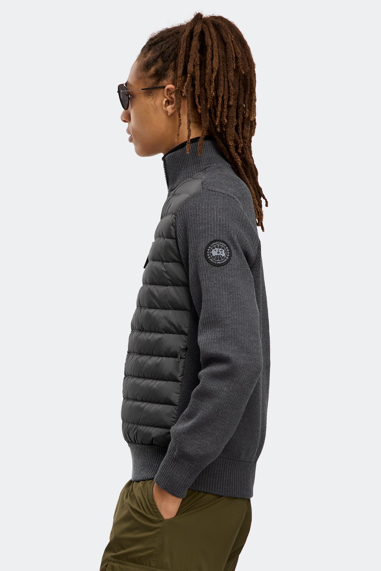 HyBridge® Knit Jacket Black Label (Men) - Iron Grey