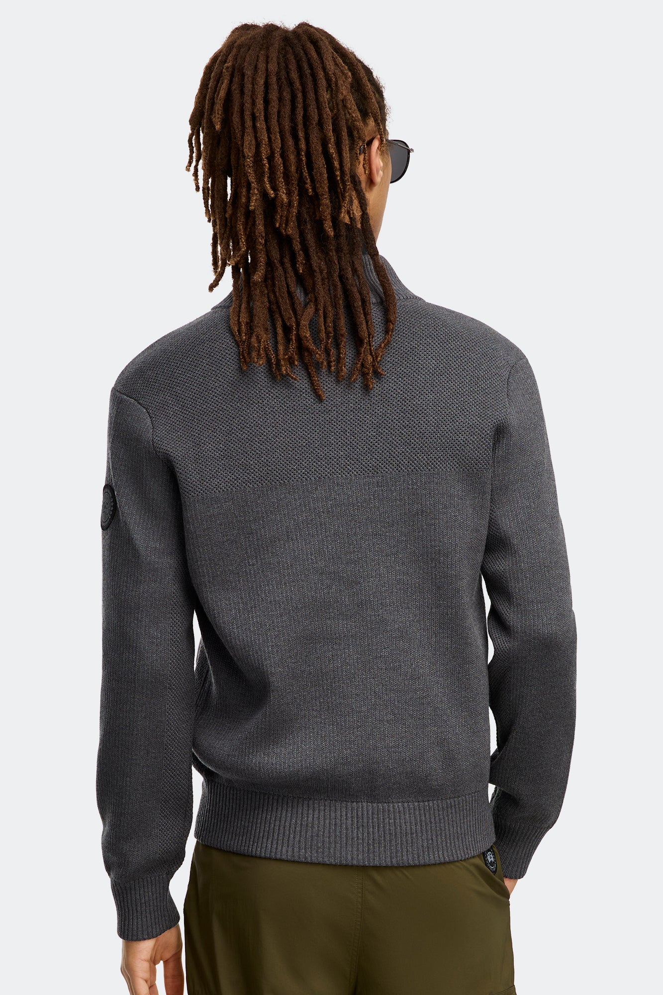 HyBridge® Knit Jacket Black Label (Men) - Iron Grey