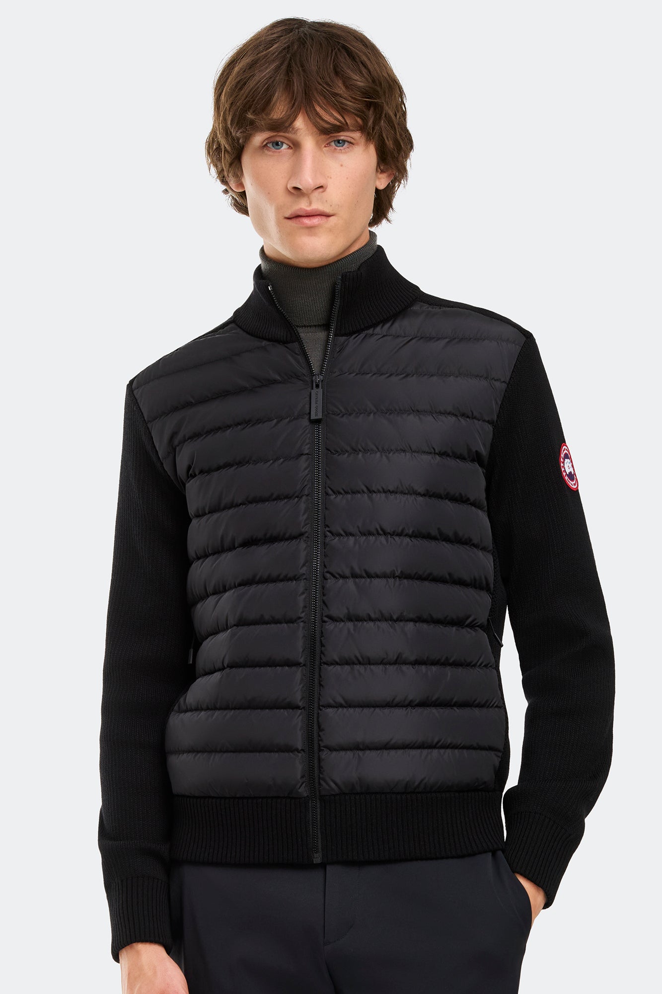 HyBridge® Knit Jacket (Men) - Black