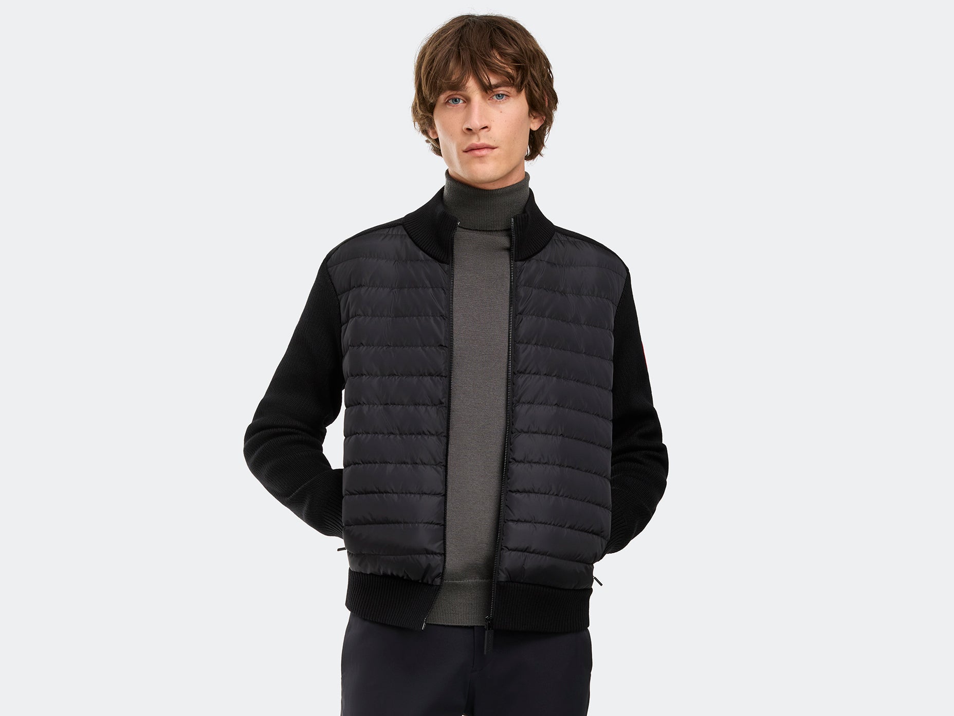HyBridge® Knit Jacket (Men) - Black