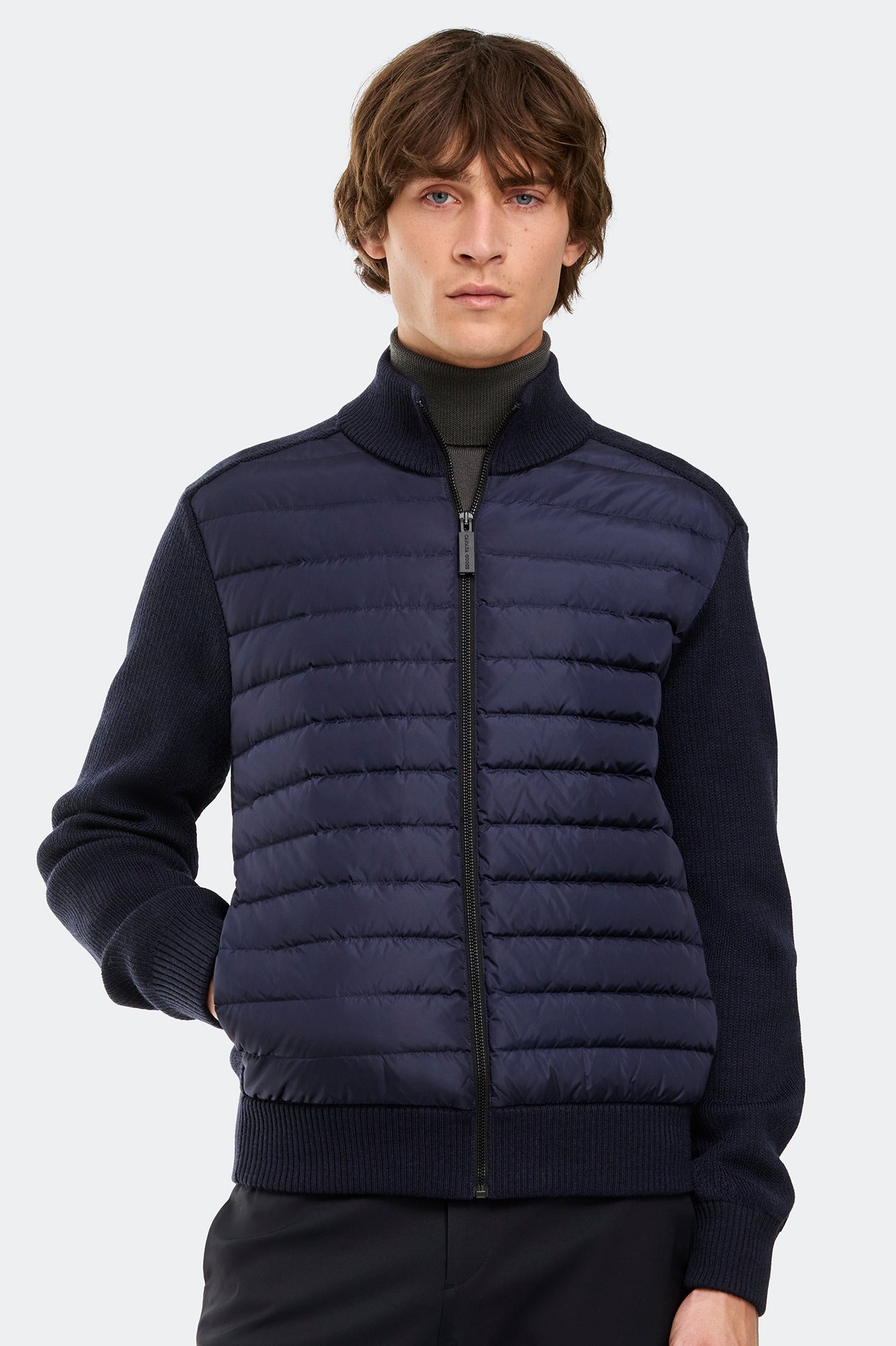 HyBridge® Knit Jacket (Men) - Navy