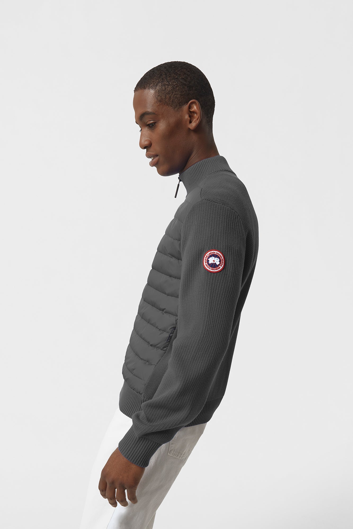 HyBridge® Knit Jacket (Men) - Iron Grey