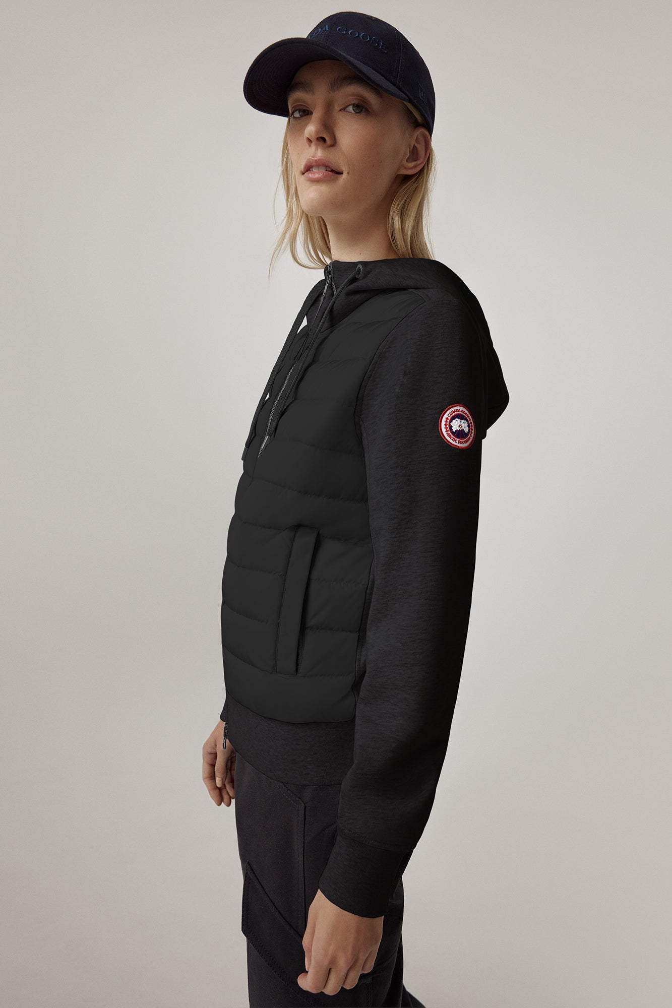 HyBridge® Muskoka Full-Zip Hoodie (Women) - Black