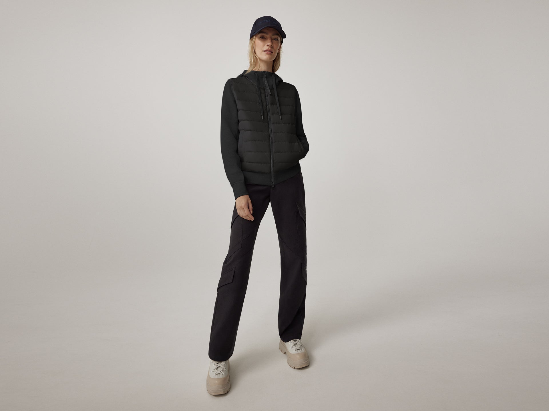 HyBridge® Muskoka Full-Zip Hoodie (Women) - Black