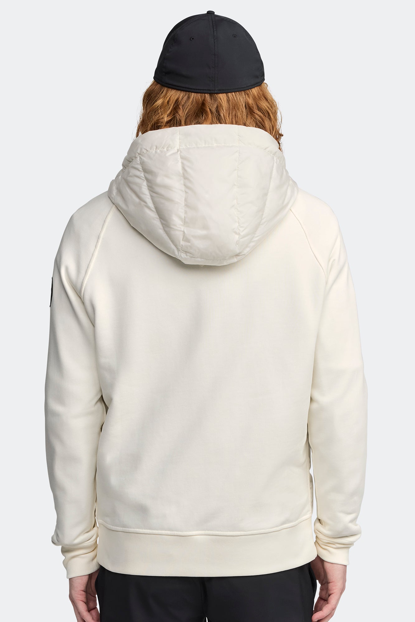 HyBridge® Huron Full Zip Hoodie Black Label (Men) - North Star White
