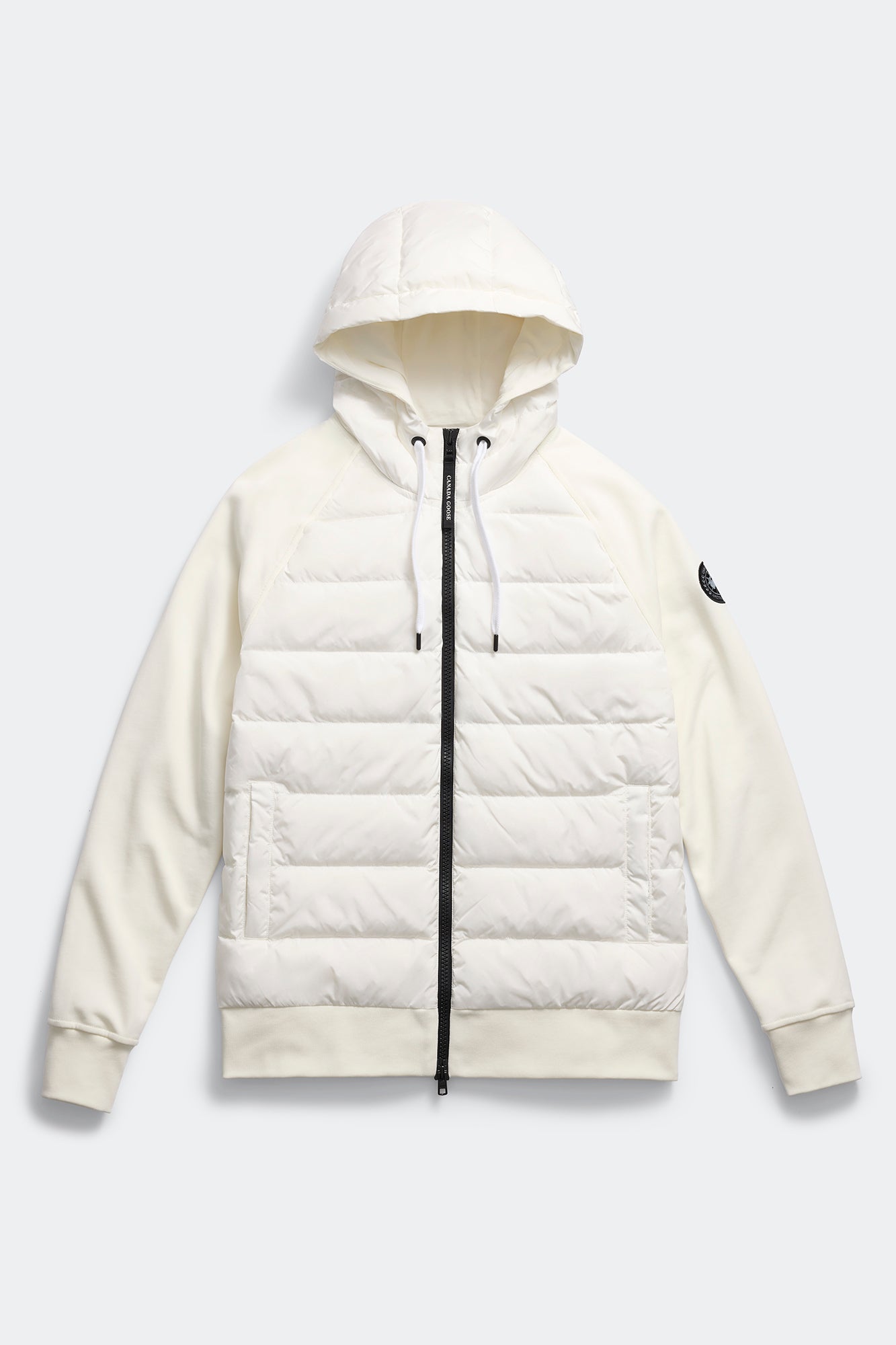 HyBridge® Huron Full Zip Hoodie Black Label (Men) - North Star White - Image 5