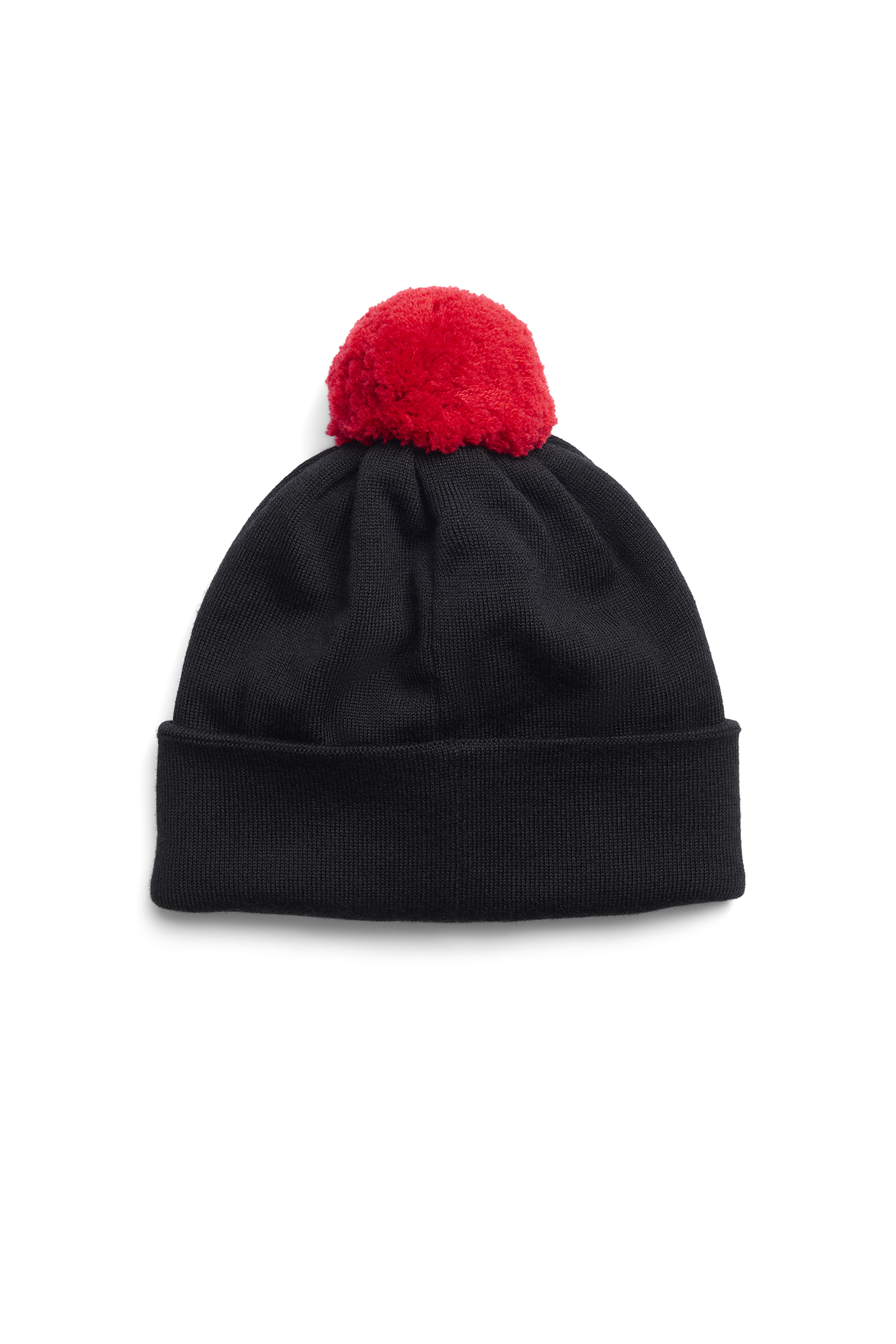 Kids Merino Pom Toque (Kids) - Black - Image 4