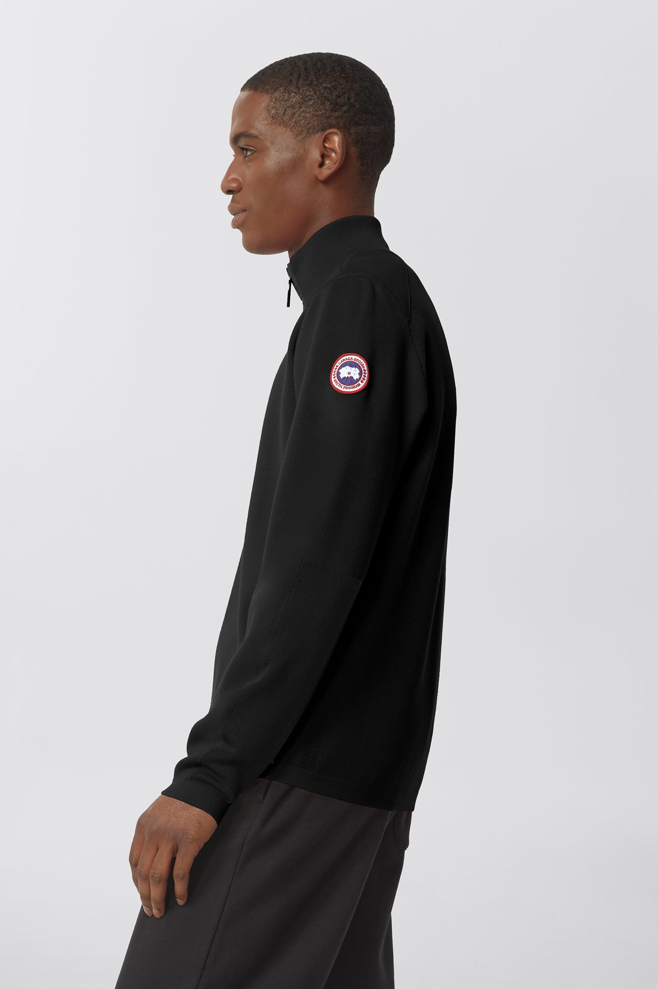 Stormont ¼ Zip Sweater (Men) - Black