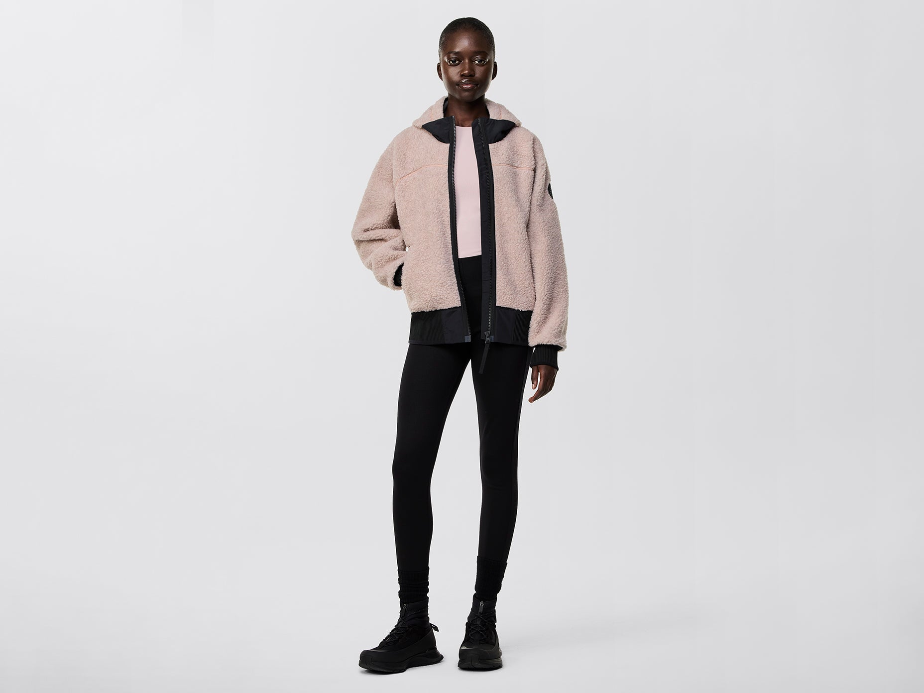 Simcoe Oversized Hoodie Black Label (Women) - Lucent Rose