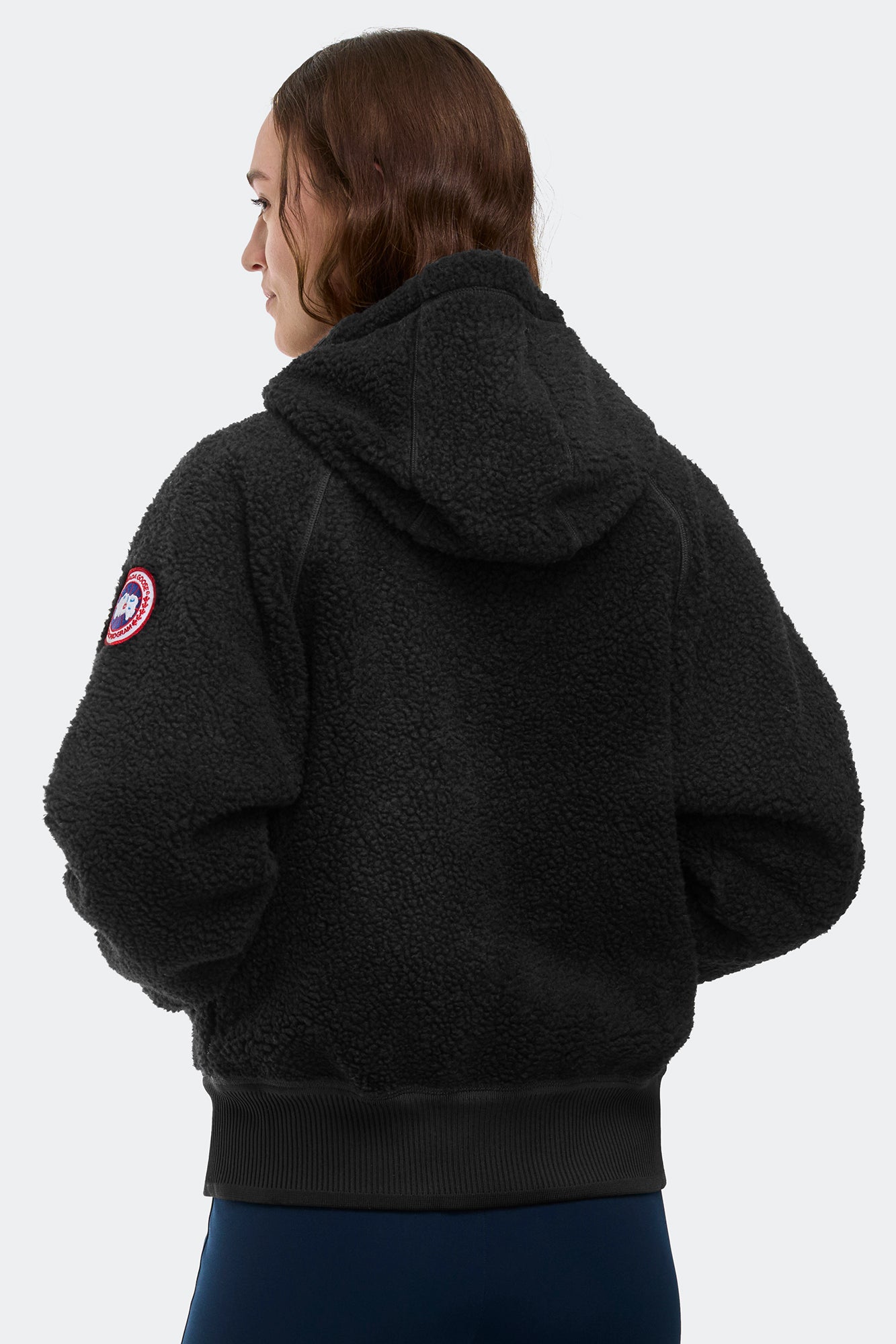 Simcoe Oversized Hoodie Kind High Pile Fleece (Women) - Black