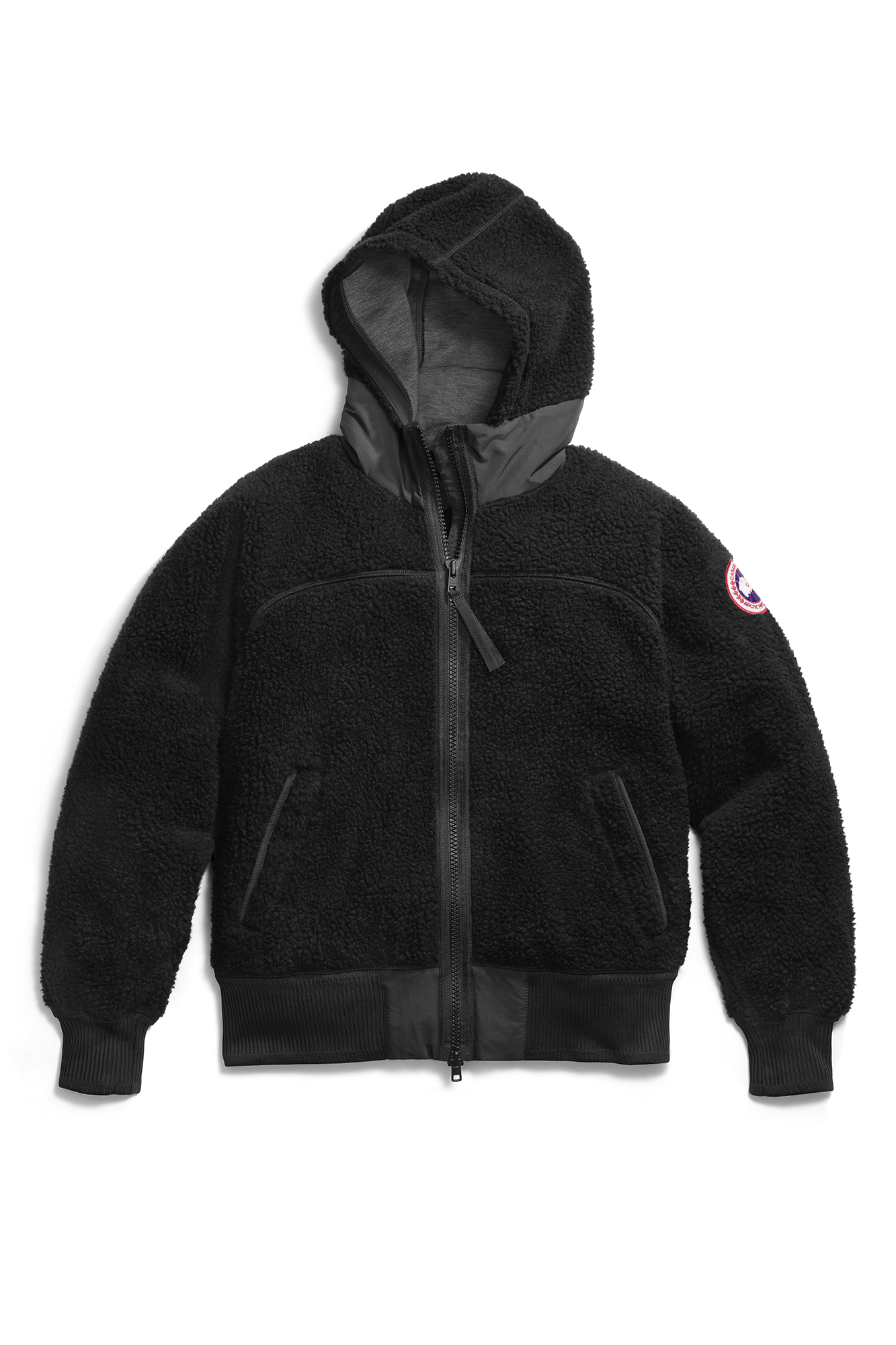 Simcoe Oversized Hoodie Kind High Pile Fleece (Women) - Black