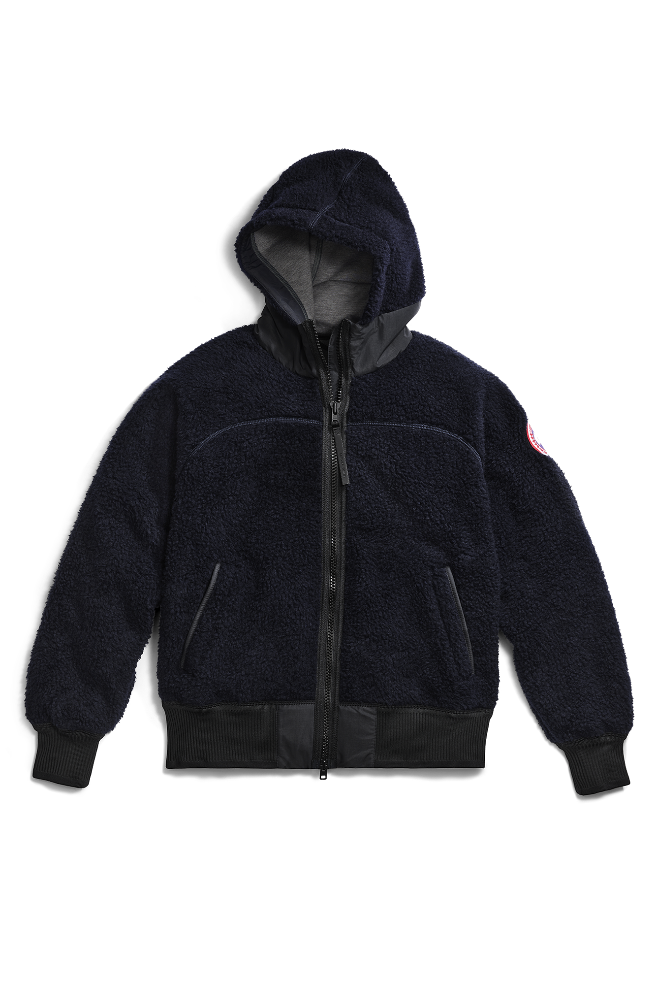 Simcoe Oversized Hoodie Kind High Pile Fleece (Women) - Atlantic Navy
