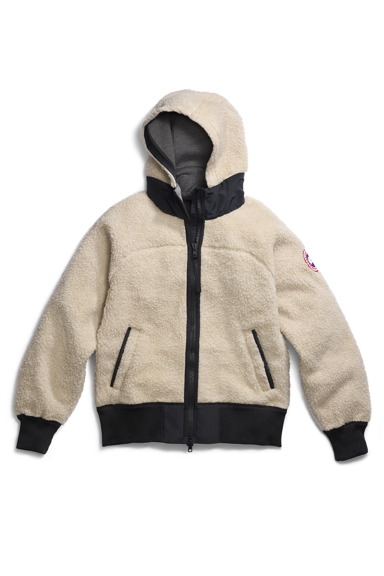 Simcoe Oversized Hoodie Kind High Pile Fleece (Women) - Light Tan