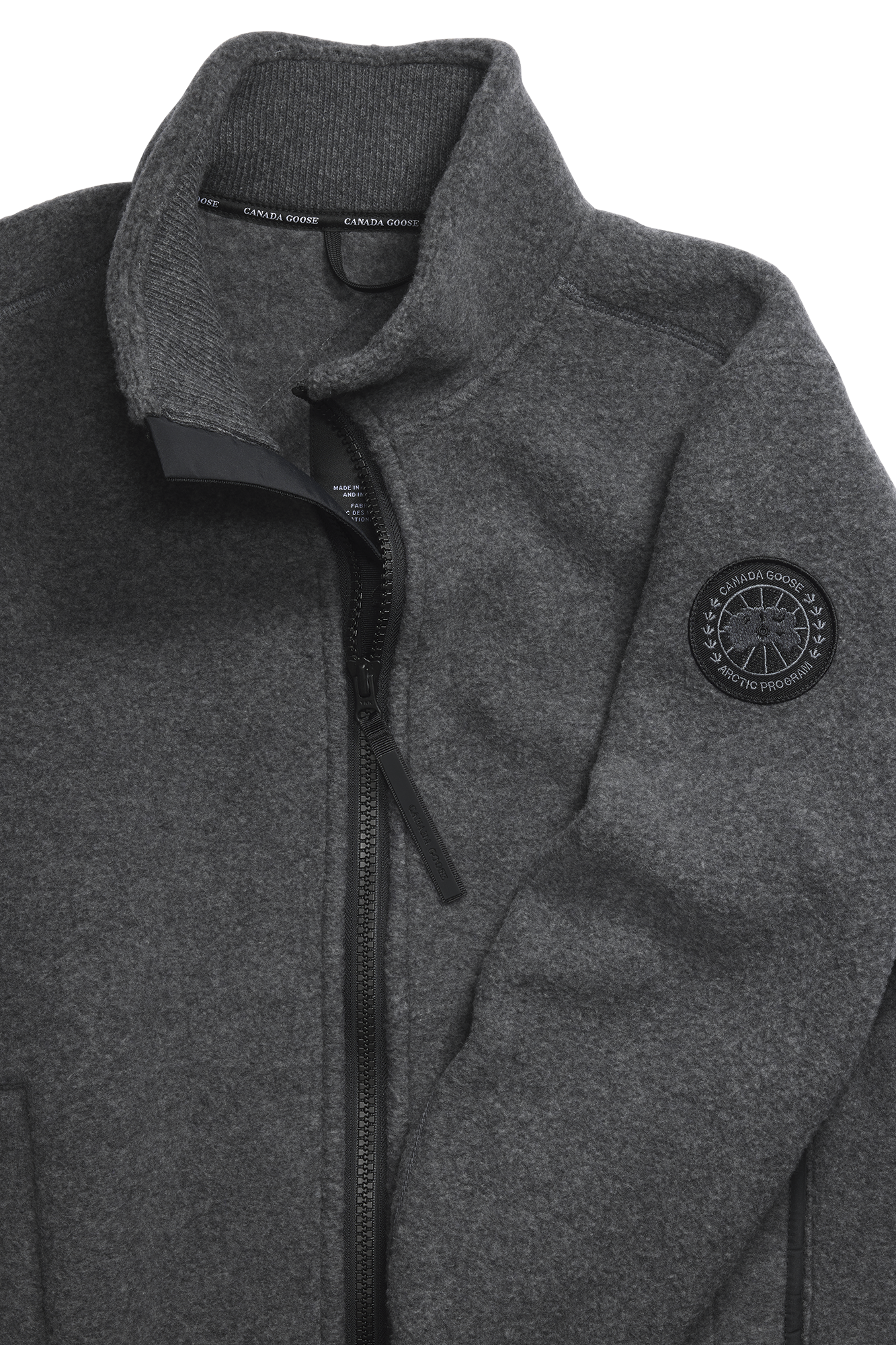 Lawson Fleece Jacket Black Label - Quarry Grey - Image 6