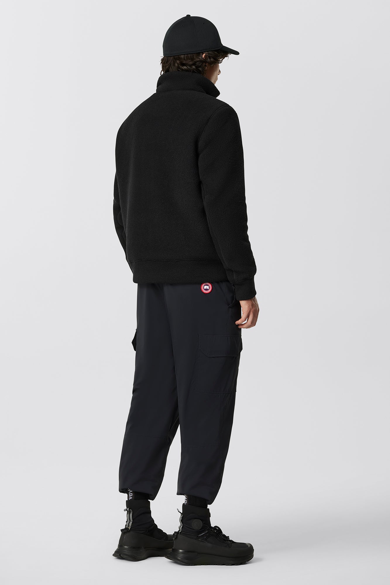 Insulated Lawson Fleece Jacket - Black