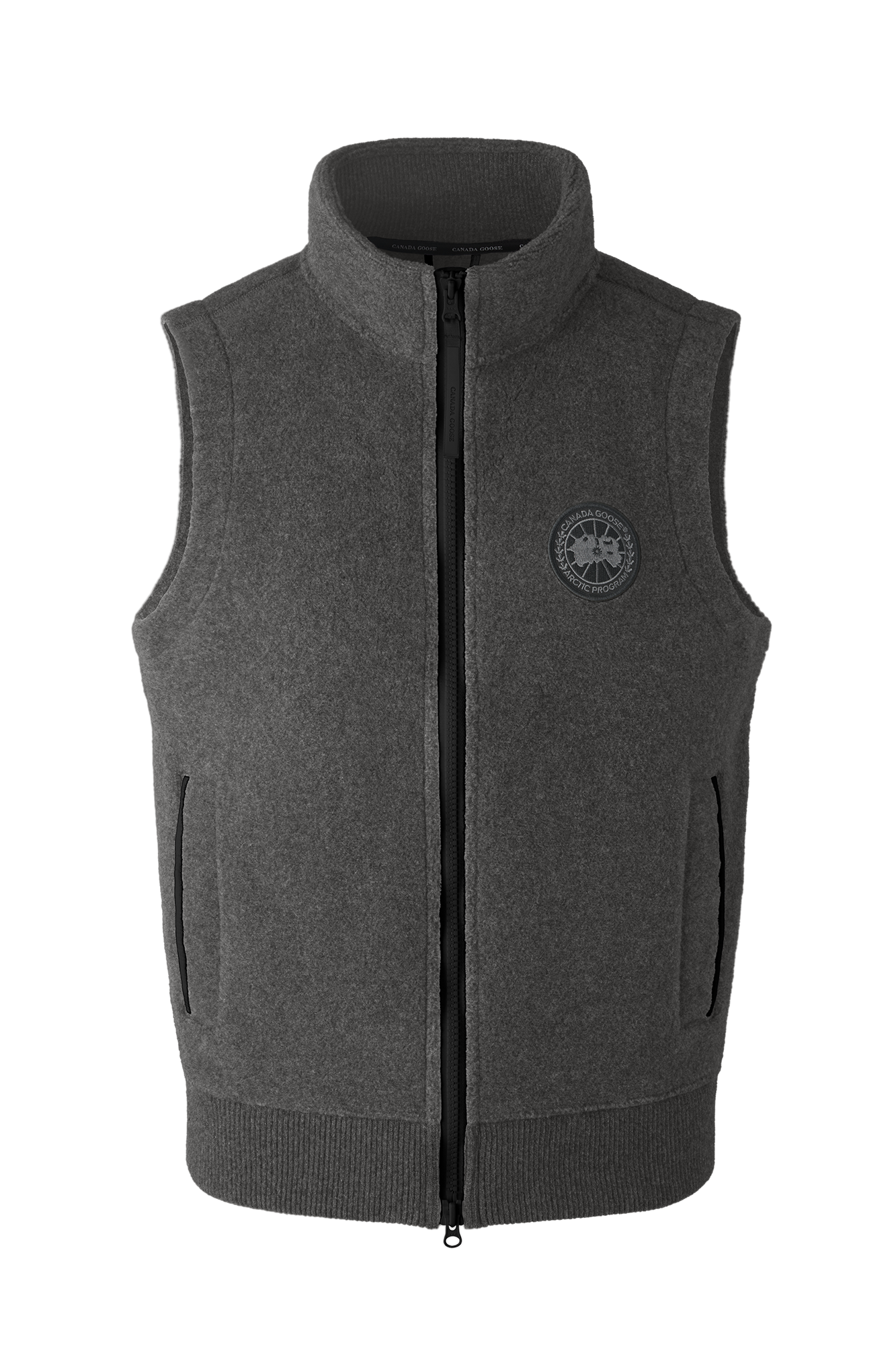 Mersey Black Label Fleece Vest (Men) - Quarry Grey