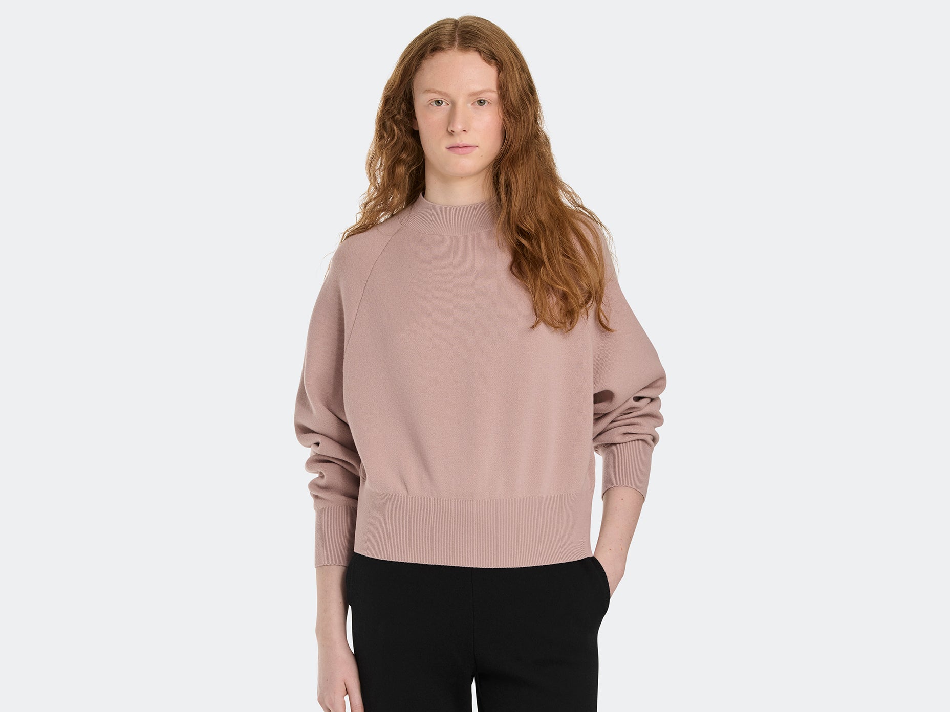 Holton Mockneck (Women) - Rose Blush