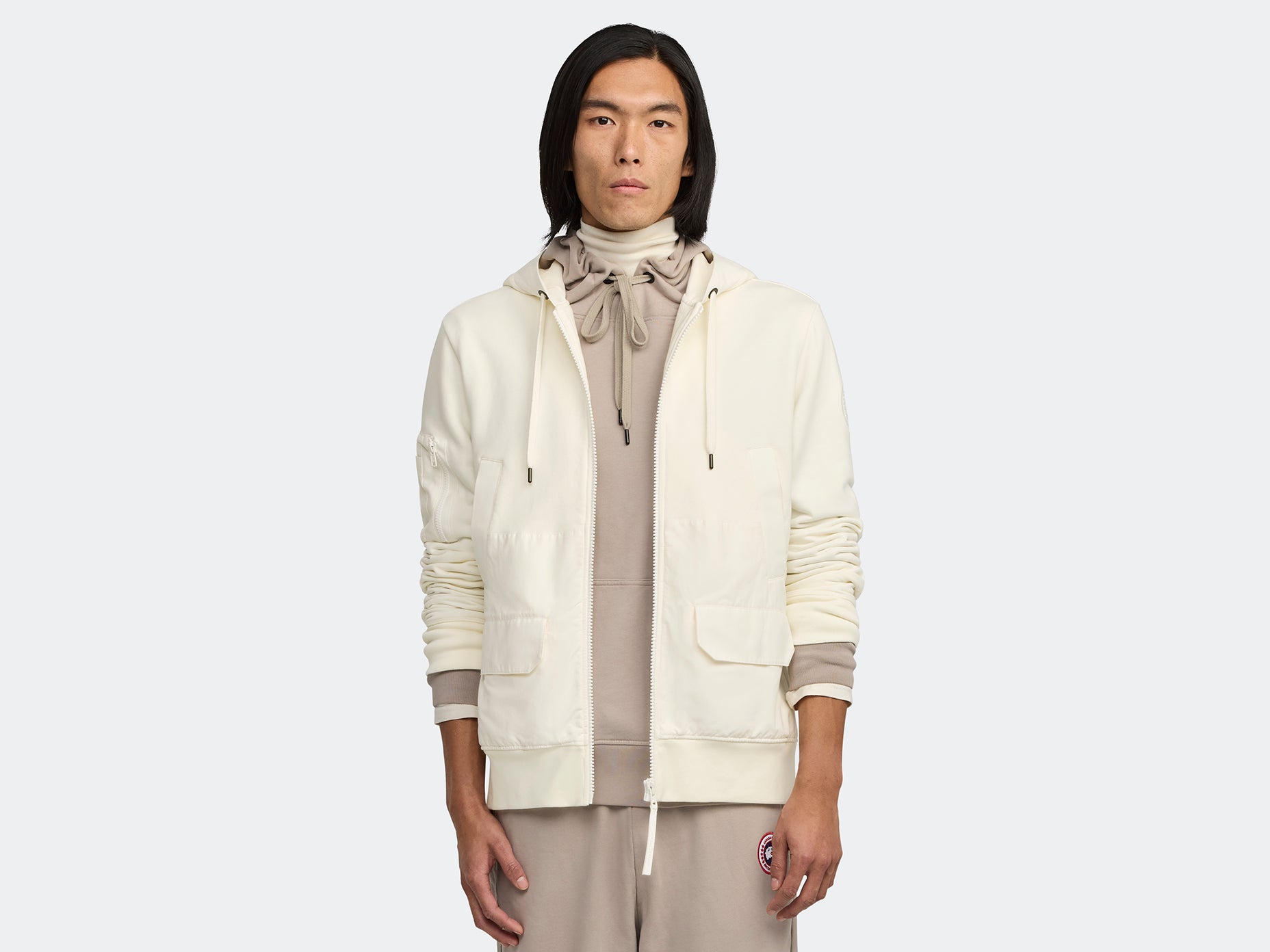 Ferris Full Zip Hoodie (Men) - North Star White