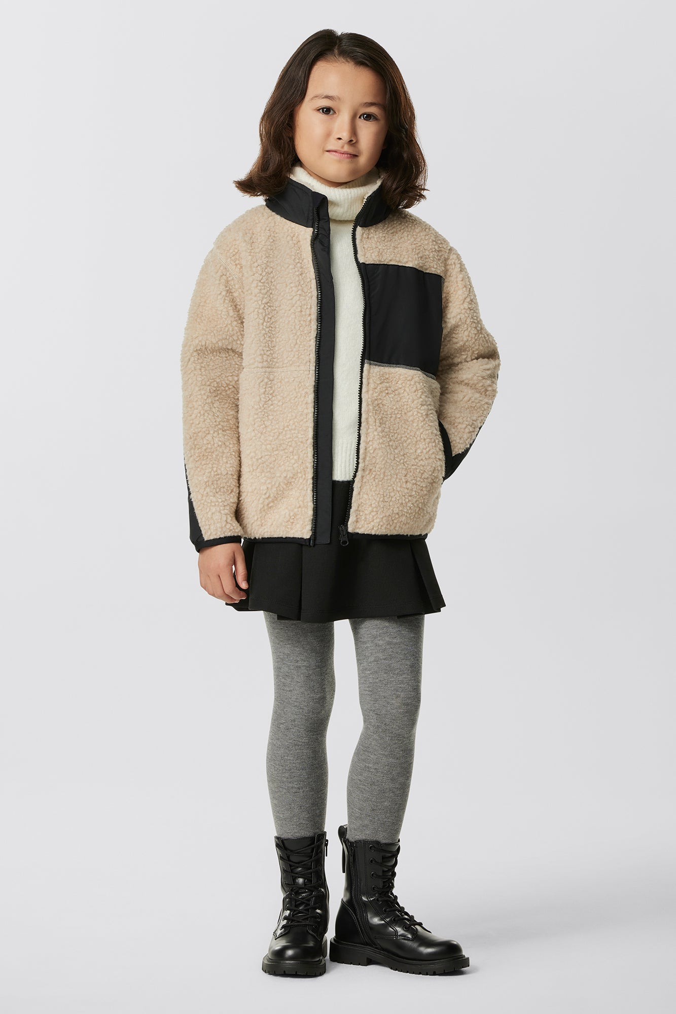 Kids Simcoe Fleece Jacket (Kids) - Light Tan
