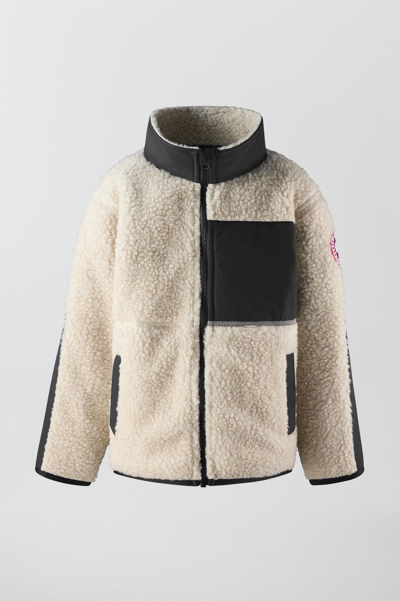 Kids Simcoe Fleece Jacket (Kids) - Light Tan - Image 5