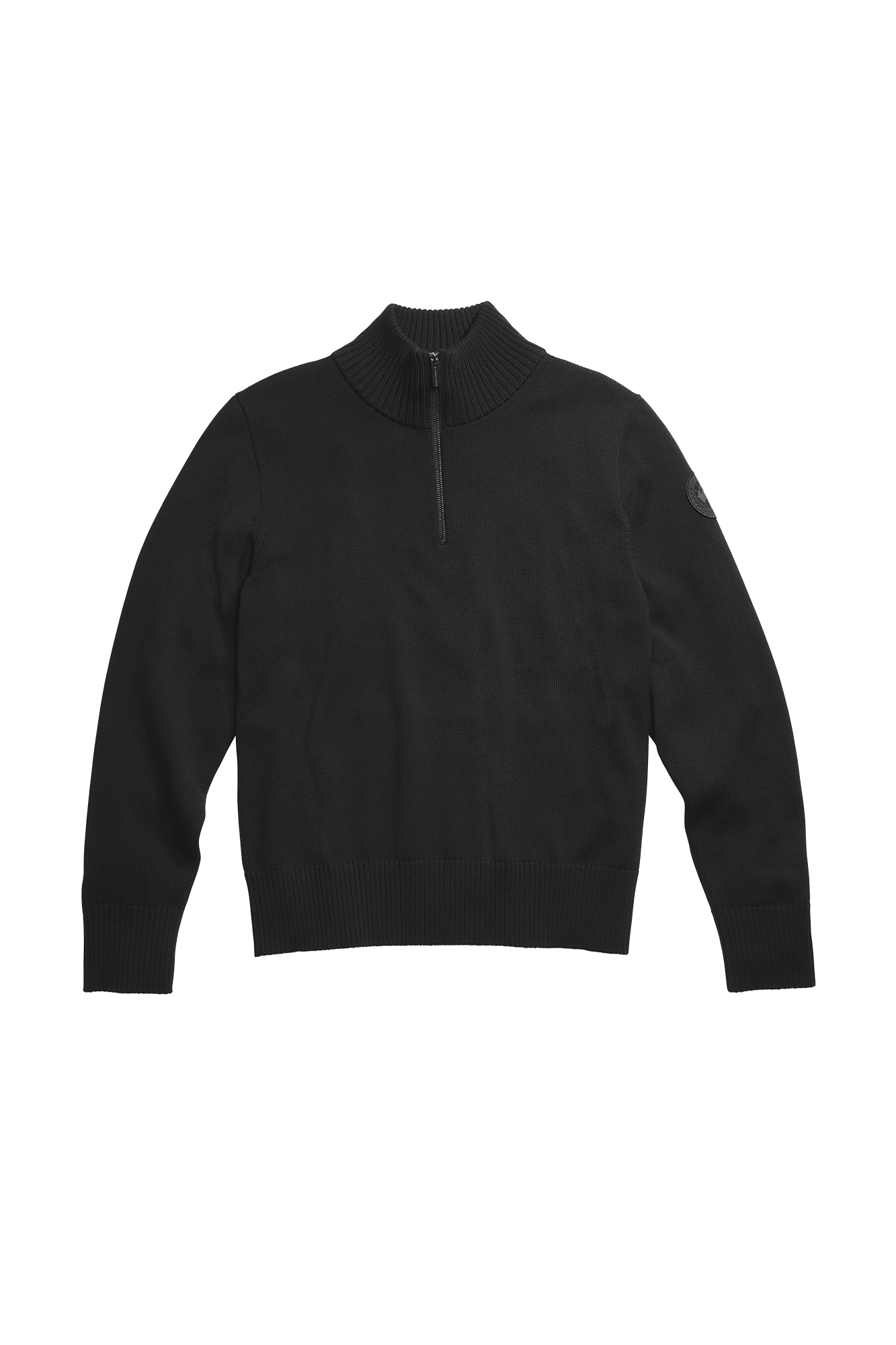 Rosseau ¼ Zip Sweater (Men) - Black