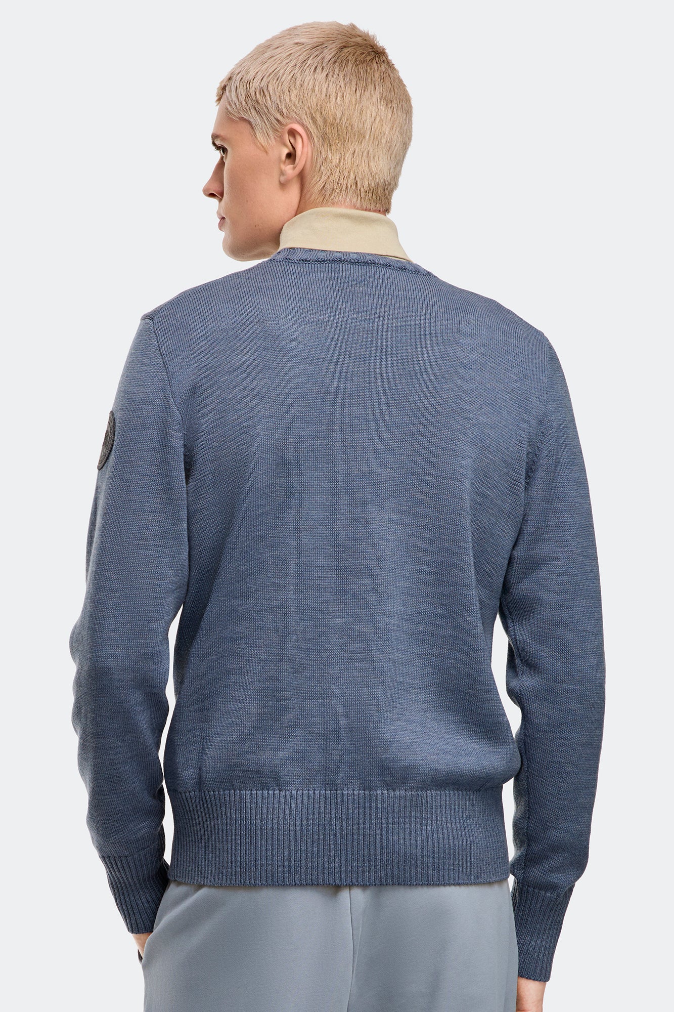 Rosseau Sweater (Men) - Ozone Blue Heather