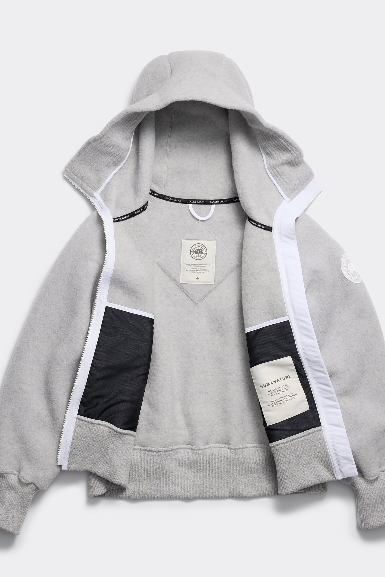 Chilliwack Bomber Kind Fleece HUMANATURE (Women) - Silverbirch Heather - Image 8