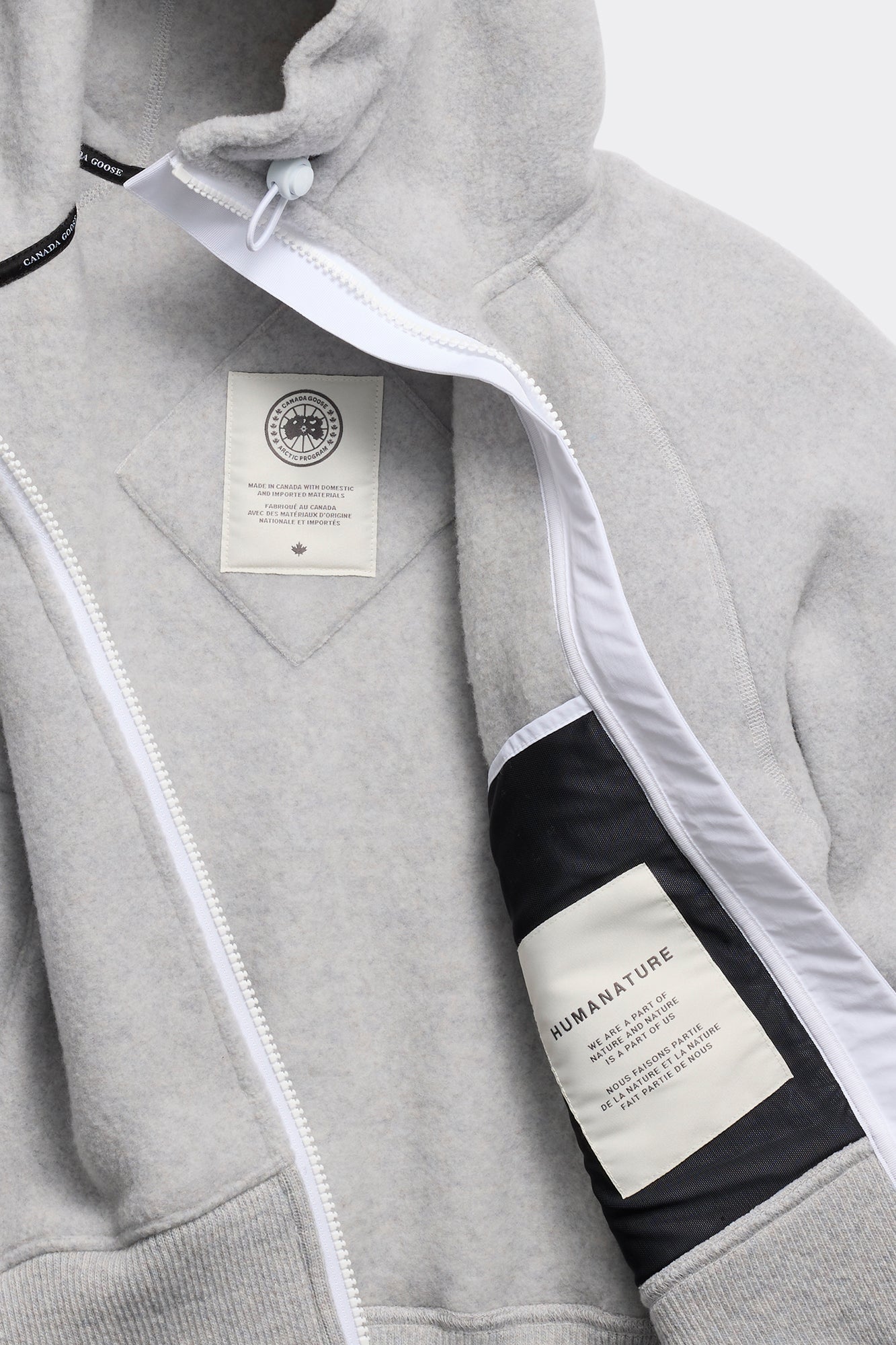 Chilliwack Bomber Kind Fleece HUMANATURE (Women) - Silverbirch Heather - Image 9