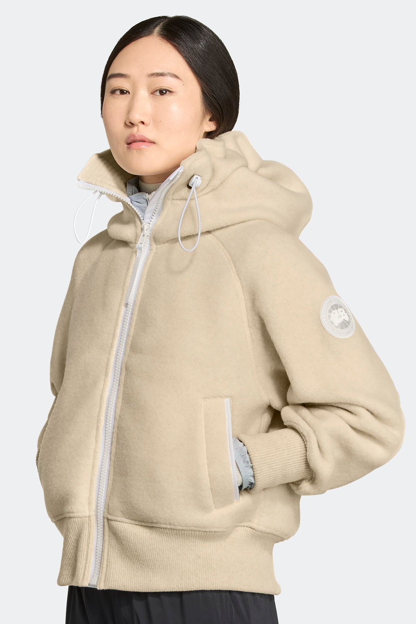 Chilliwack Bomber Kind Fleece HUMANATURE (Women) - Linen