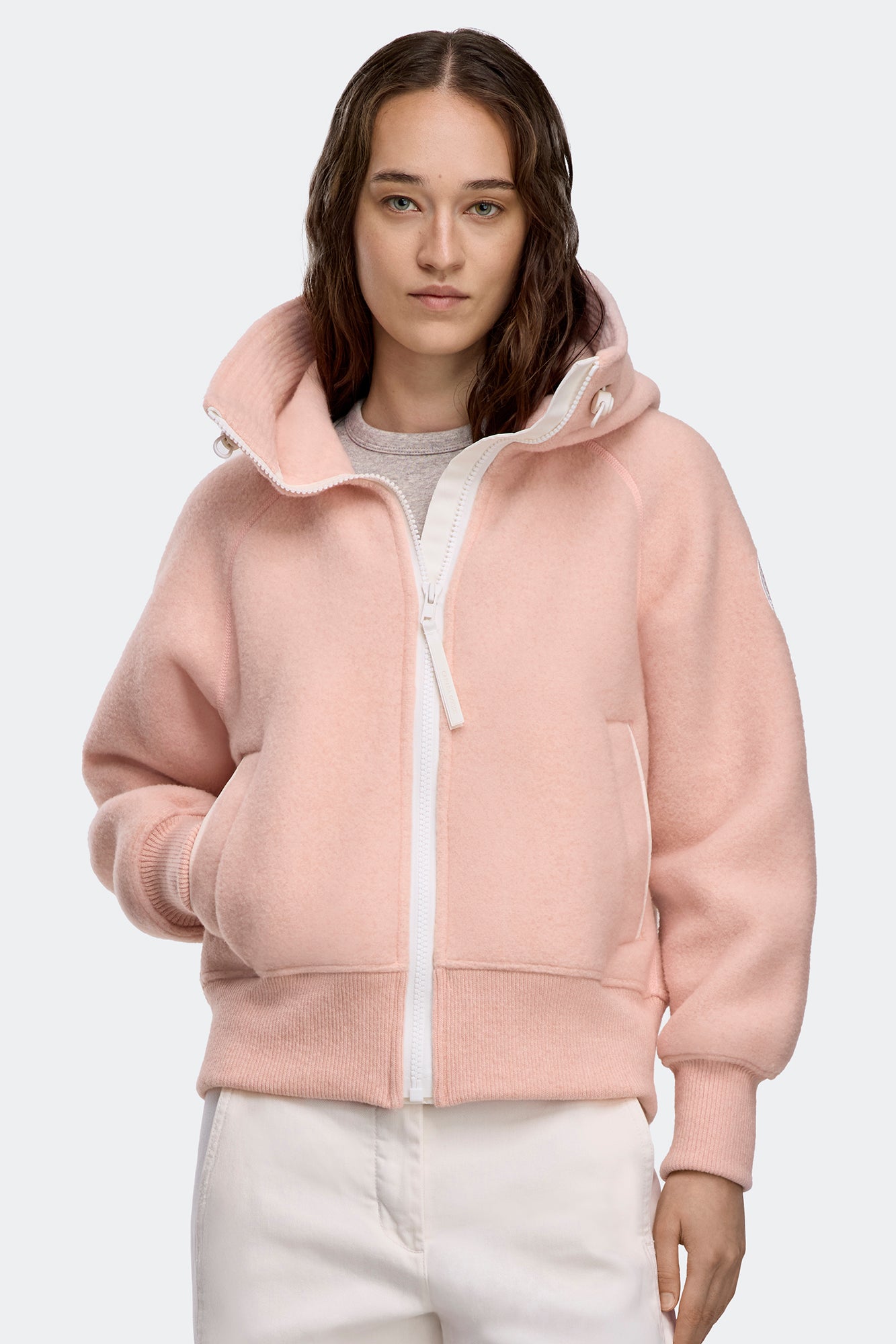 Chilliwack Bomber Kind Fleece White Label - Vintage Rose