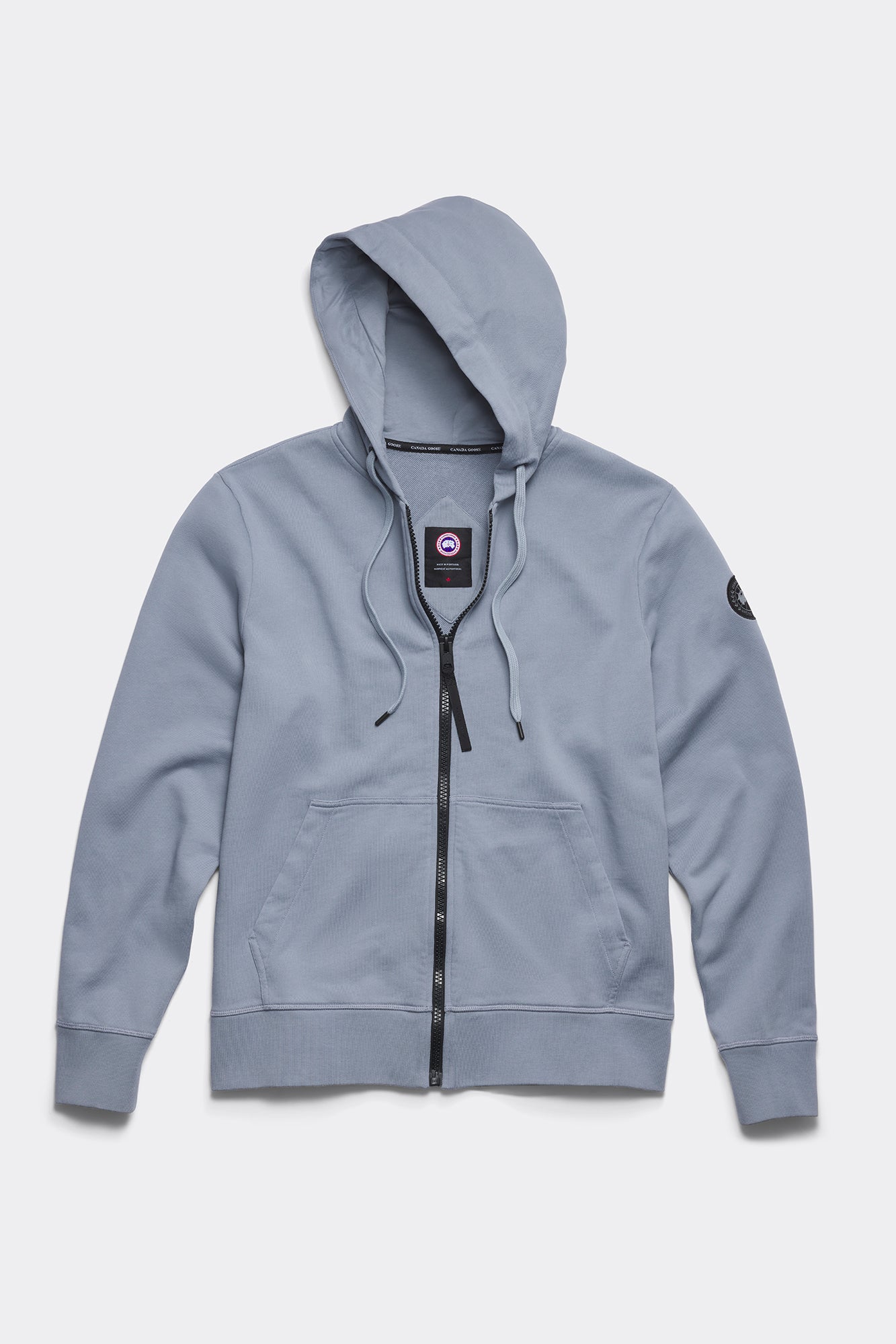 Huron Full Zip Hoodie Black Label (Men) - Light Ozone Blue