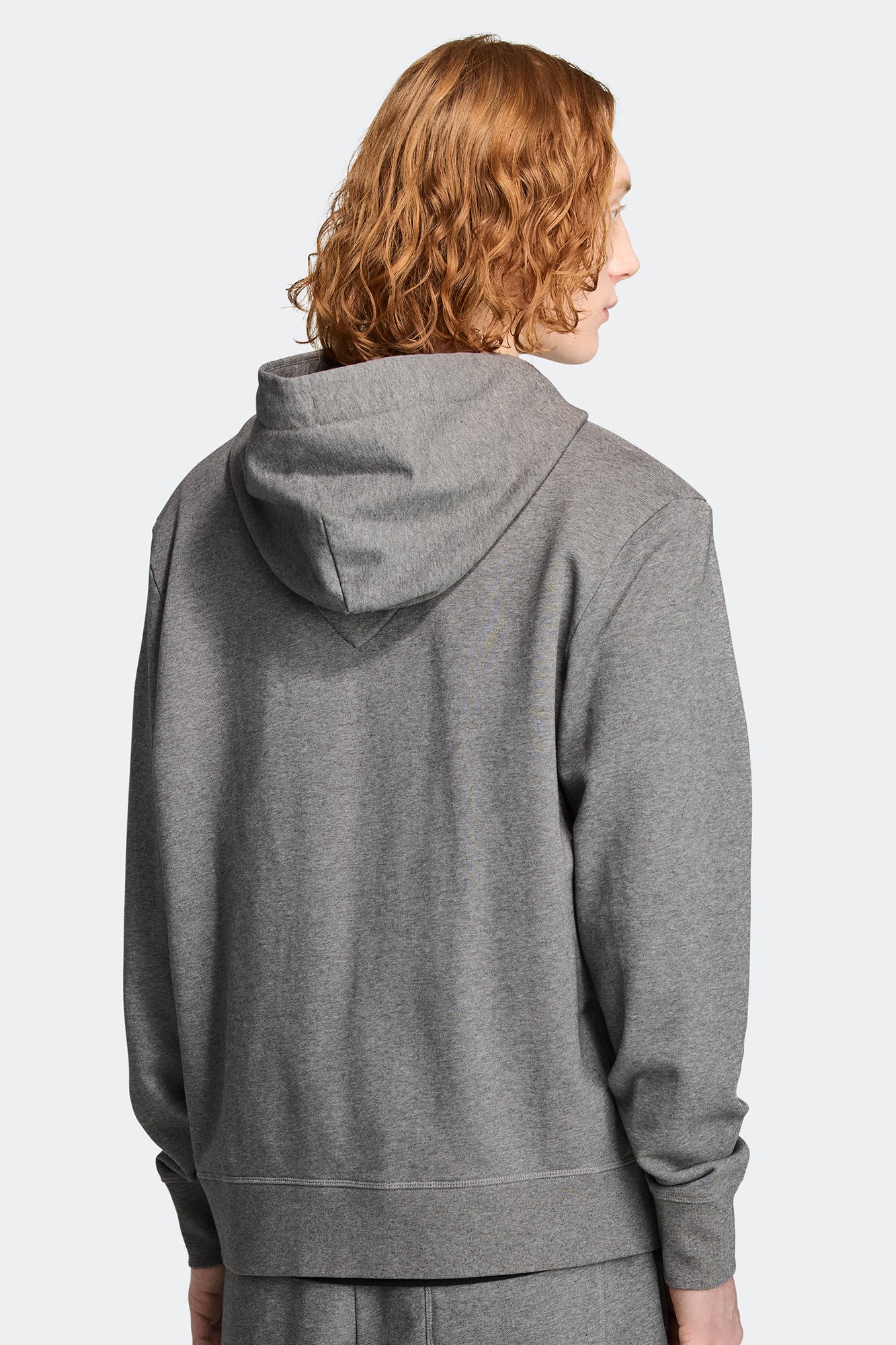 Huron Full Zip Hoodie Black Label (Men) - Stone Heather