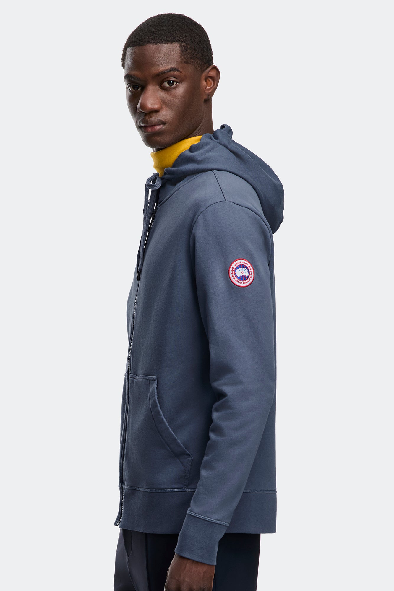 Huron Full Zip Hoodie (Men) - Ozone Blue