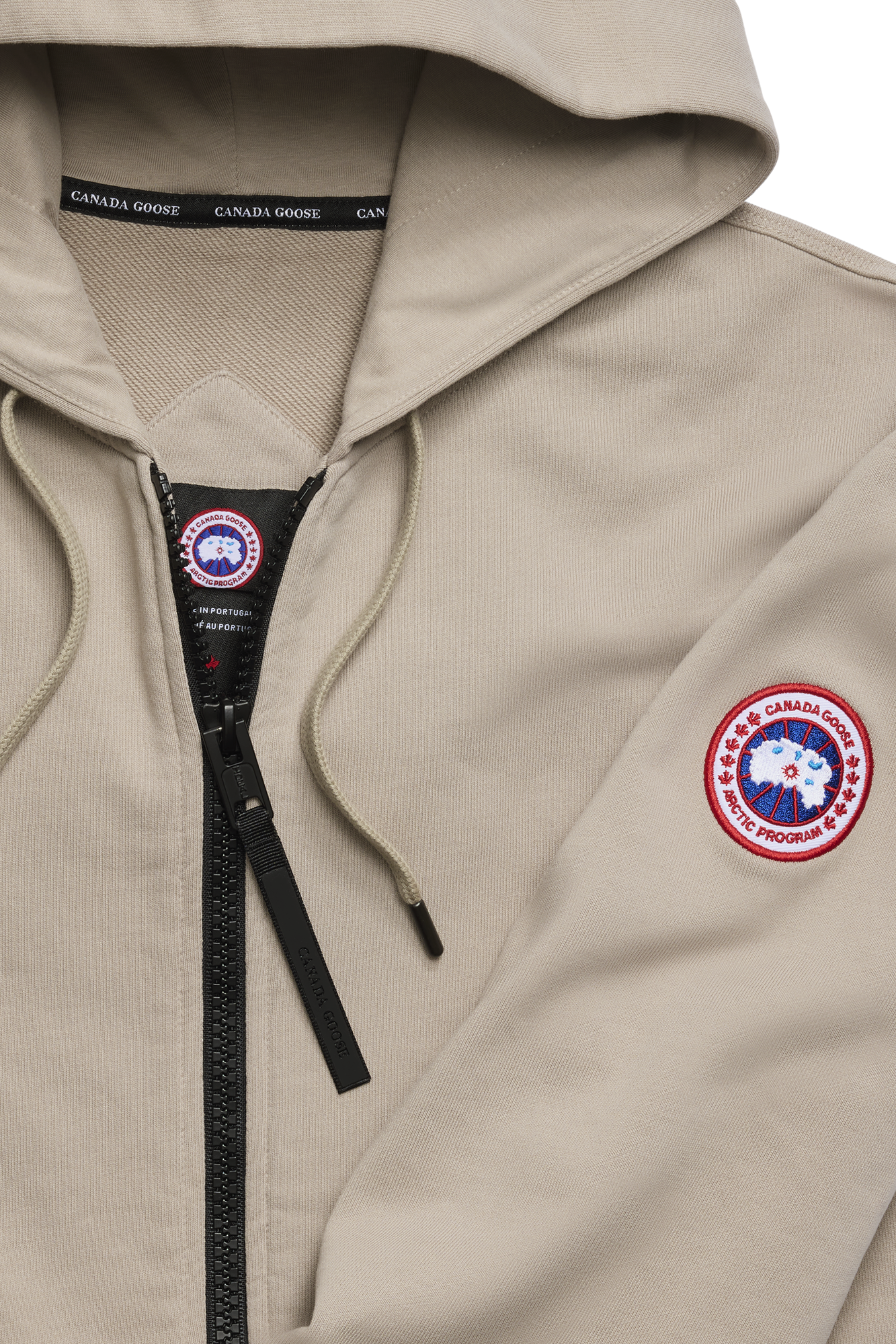 Huron Full Zip Hoodie (Men) - Limestone