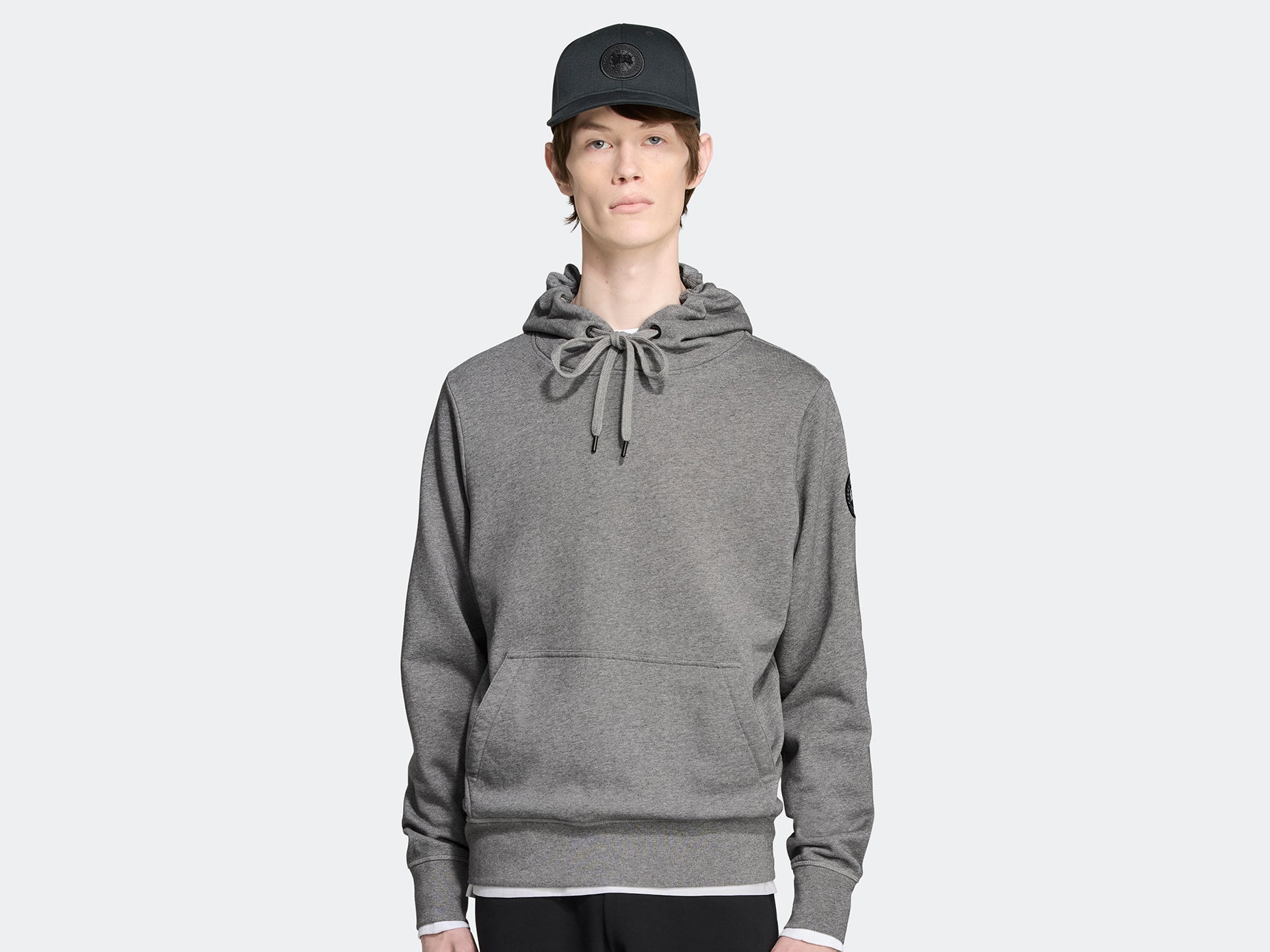 Huron Hoodie Black Label (Men) - Stone Heather