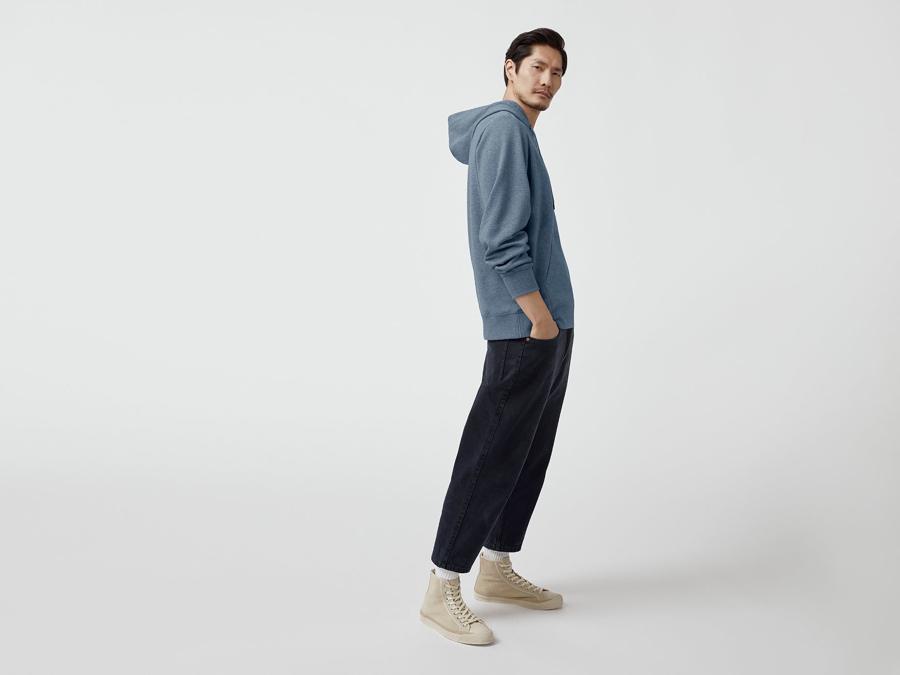 Huron Hoodie (Men) - Ozone Blue