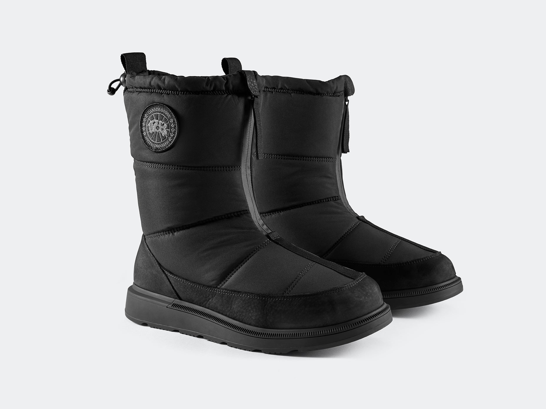 Men's Crofton Fold-Down Puffer Boot - Black