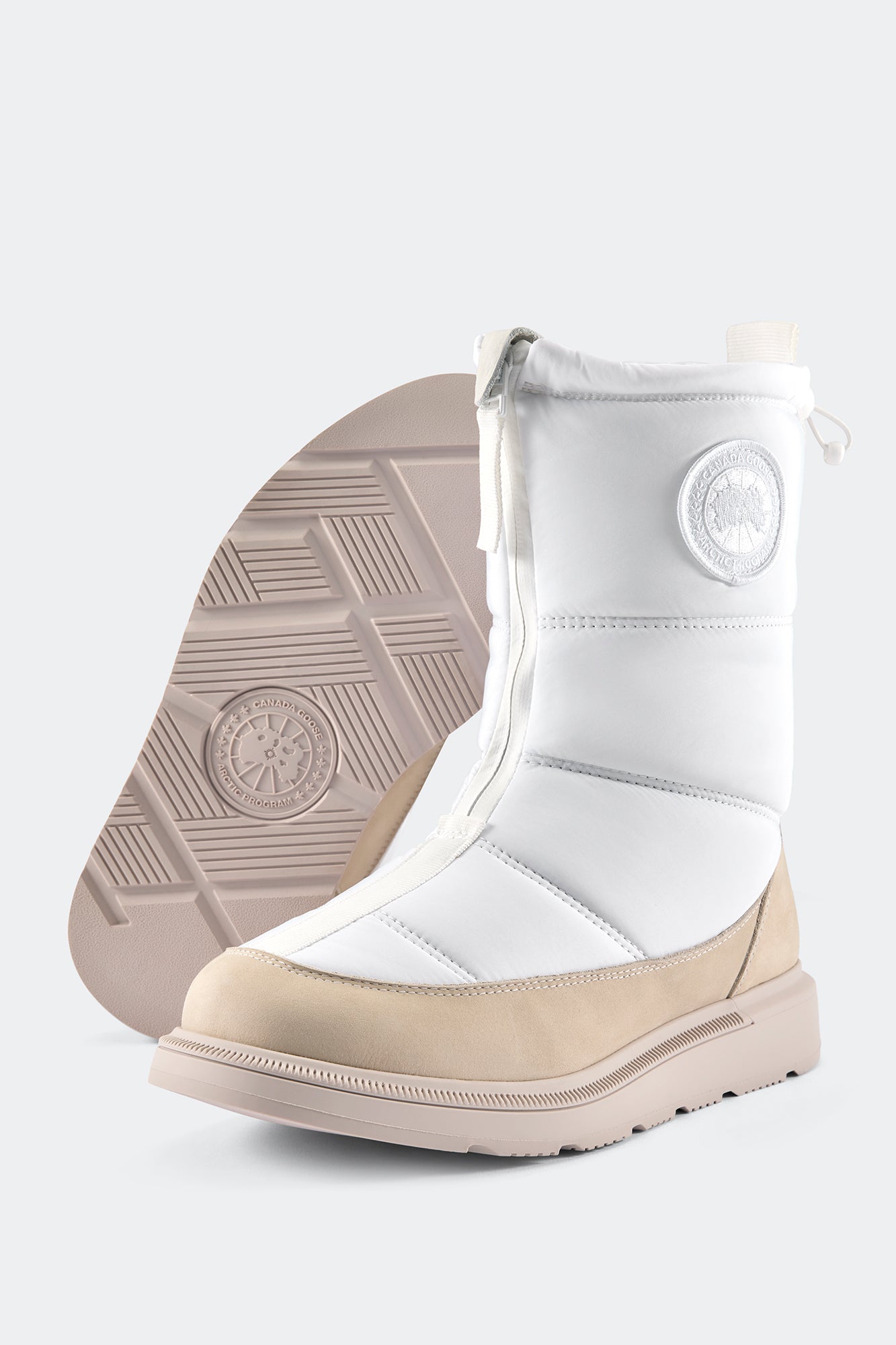 Women's Cypress Fold-Down Puffer Boot - White/Snowcap