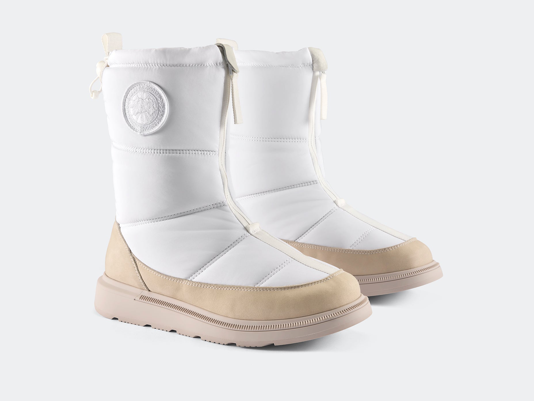 Women's Cypress Fold-Down Puffer Boot - White/Snowcap