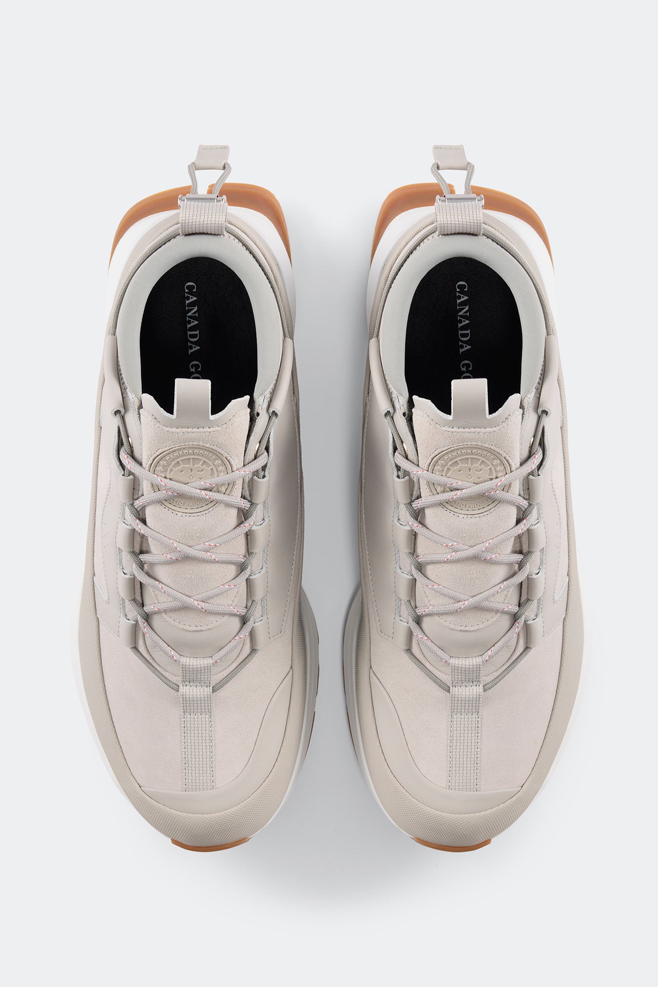 Men's Glacier Trail Sneaker - Limestone/White