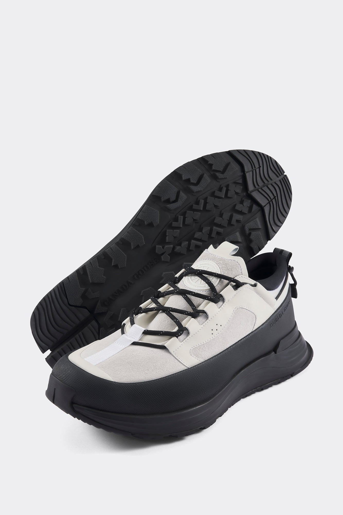 Men's Glacier Trail Sneaker - White/Black
